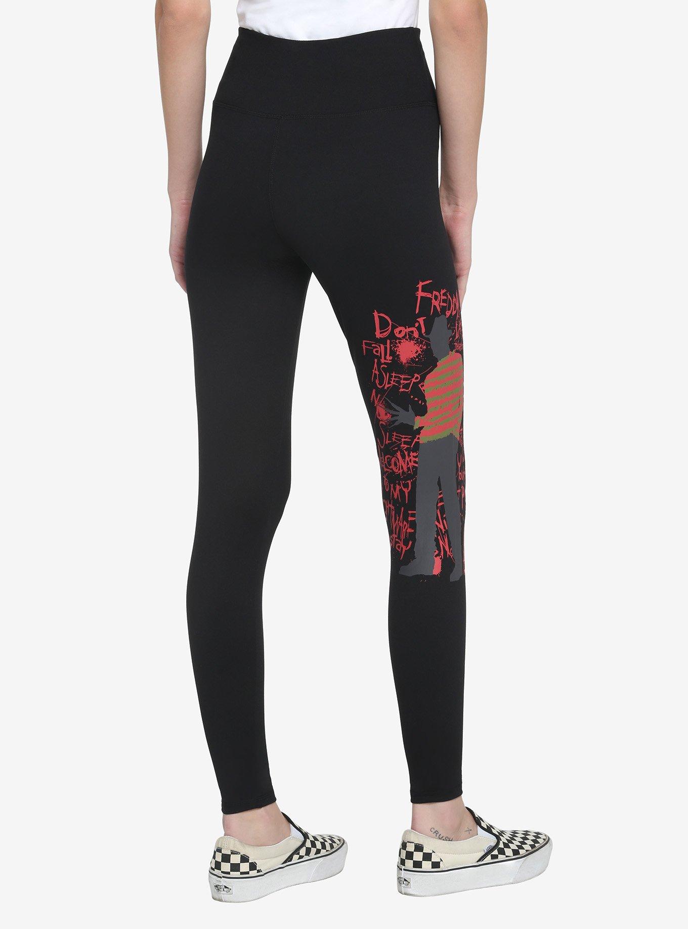 A Nightmare On Elm Street Freddy Silhouette Leggings, MULTI, alternate