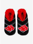 Naruto Shippuden Akatsuki Cloud Logo Slipper Socks - BoxLunch Exclusive , , alternate