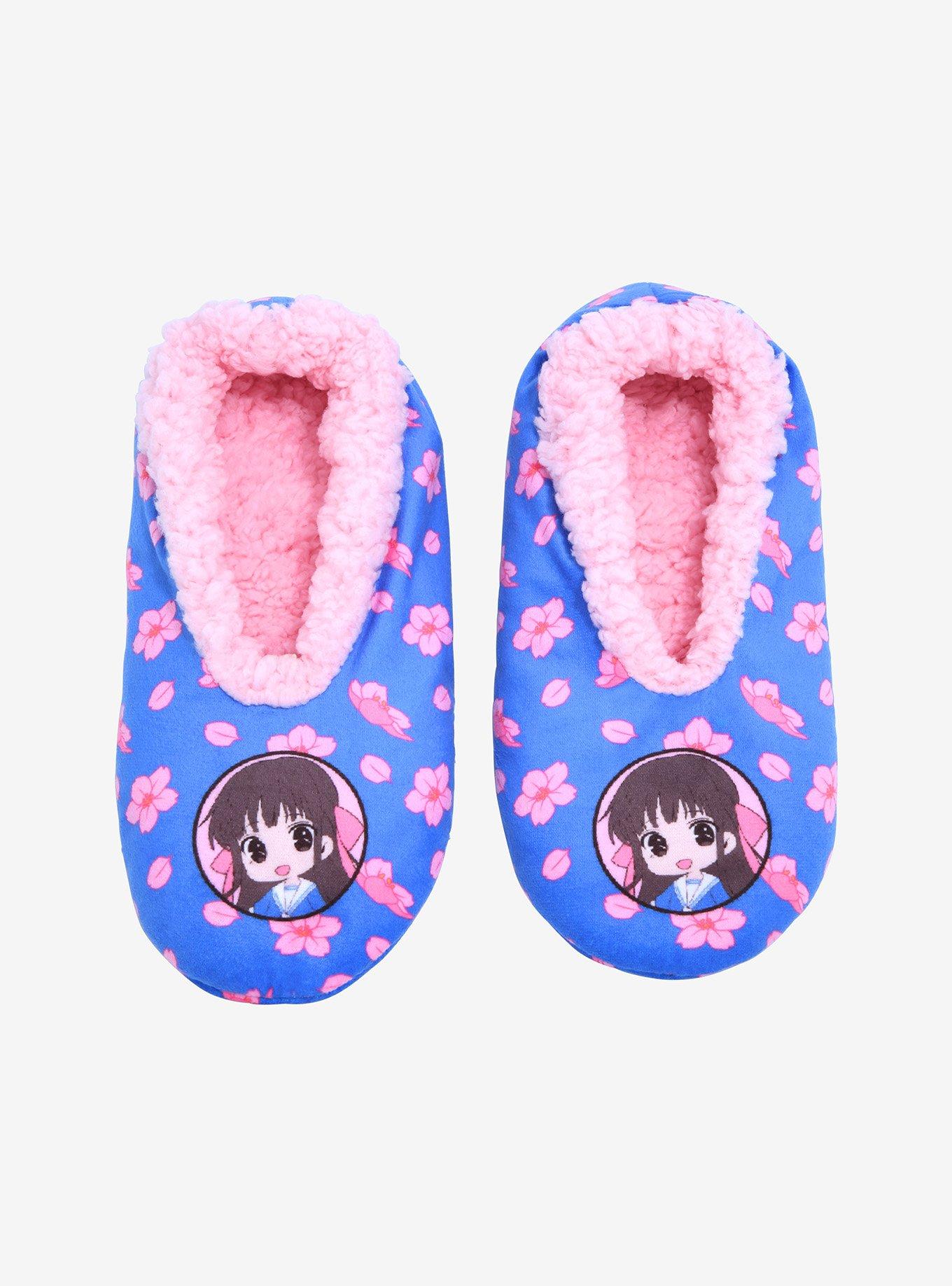 Fruits Basket Chibi Tohru Slipper Socks - BoxLunch Exclusive , , alternate
