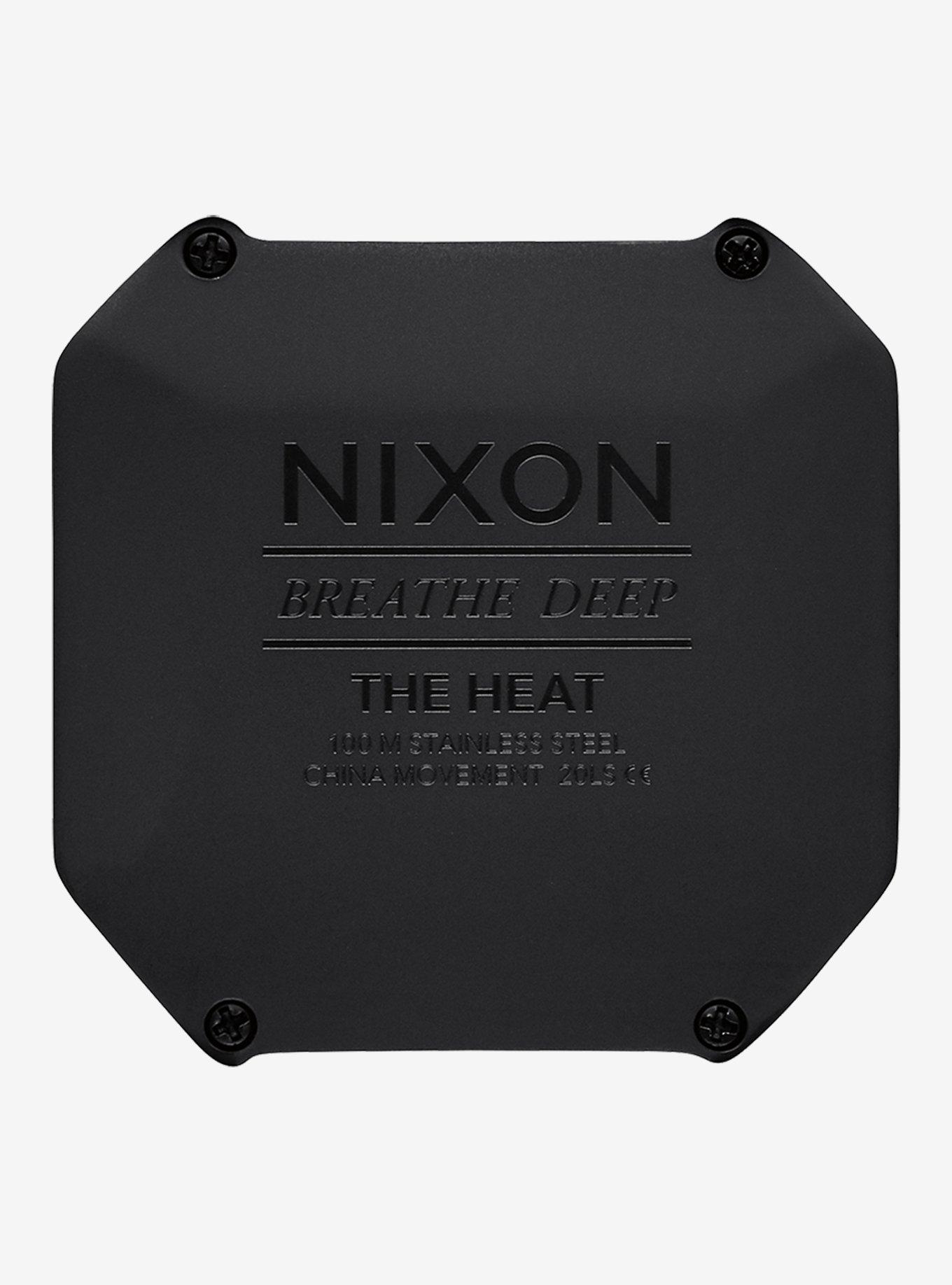 Nixon Heat Black Aqua Positive Watch, , alternate
