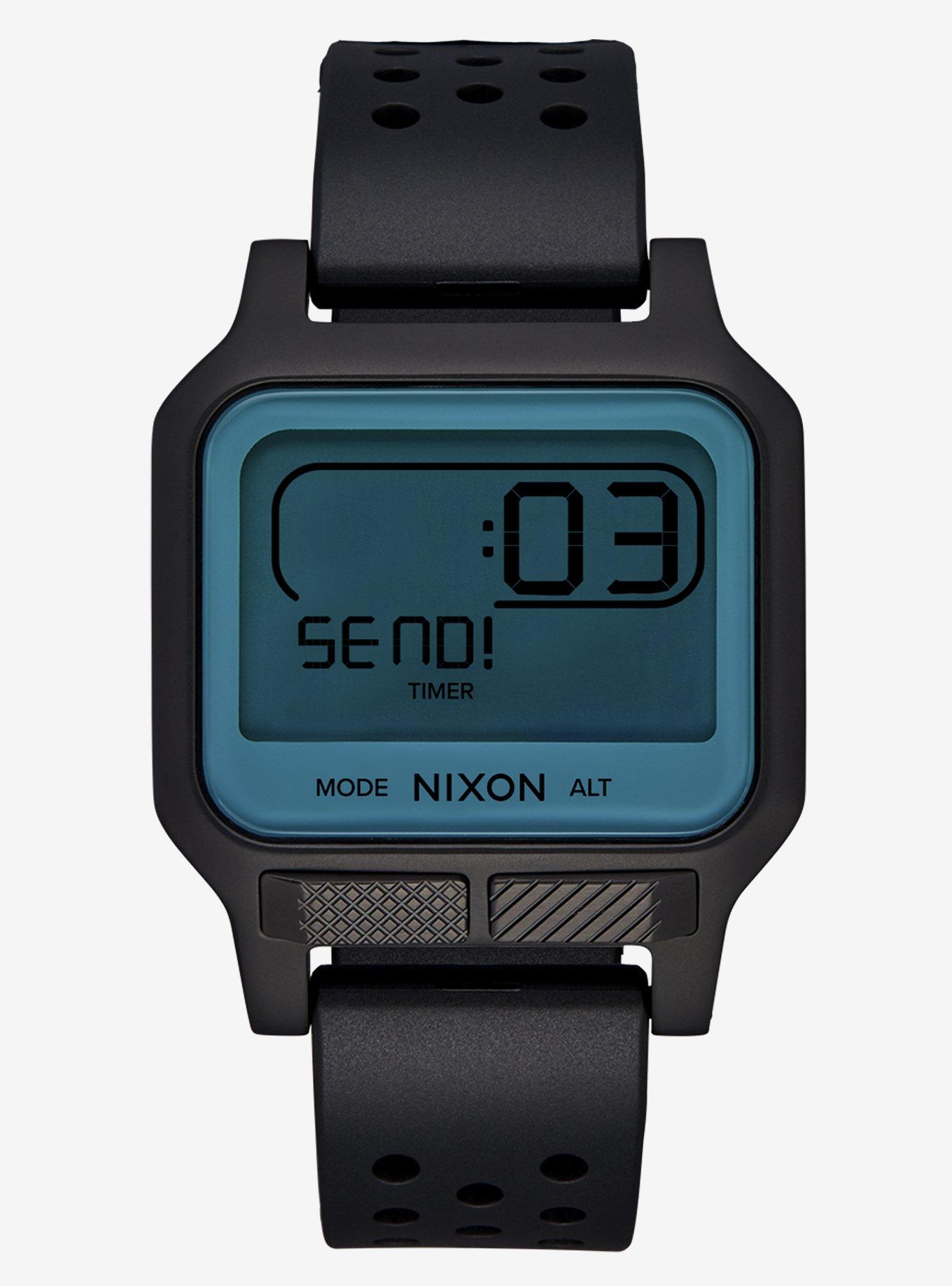 Nixon Heat Black Aqua Positive Watch, , alternate