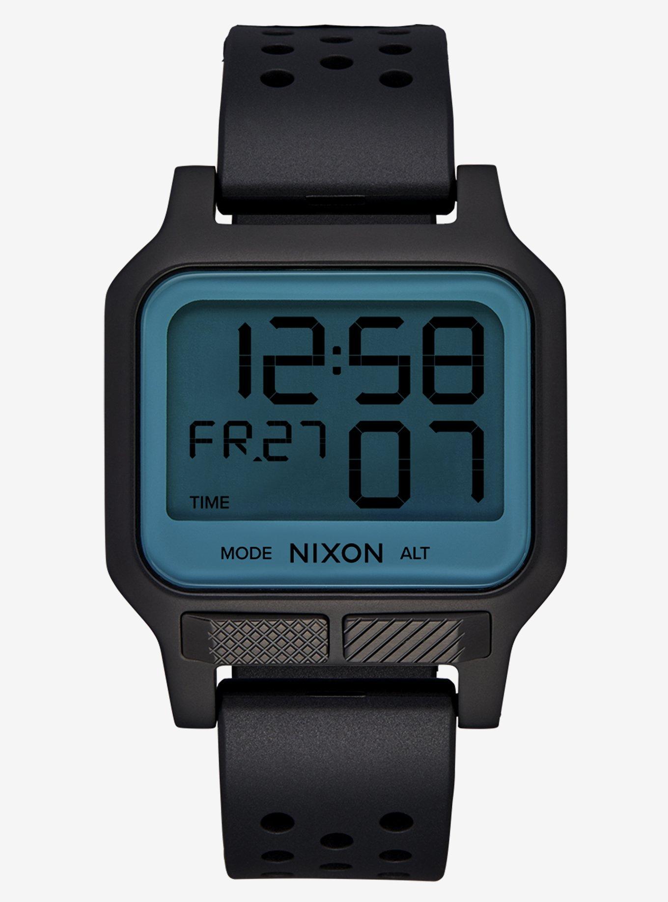 Nixon Heat Black Aqua Positive Watch, , alternate
