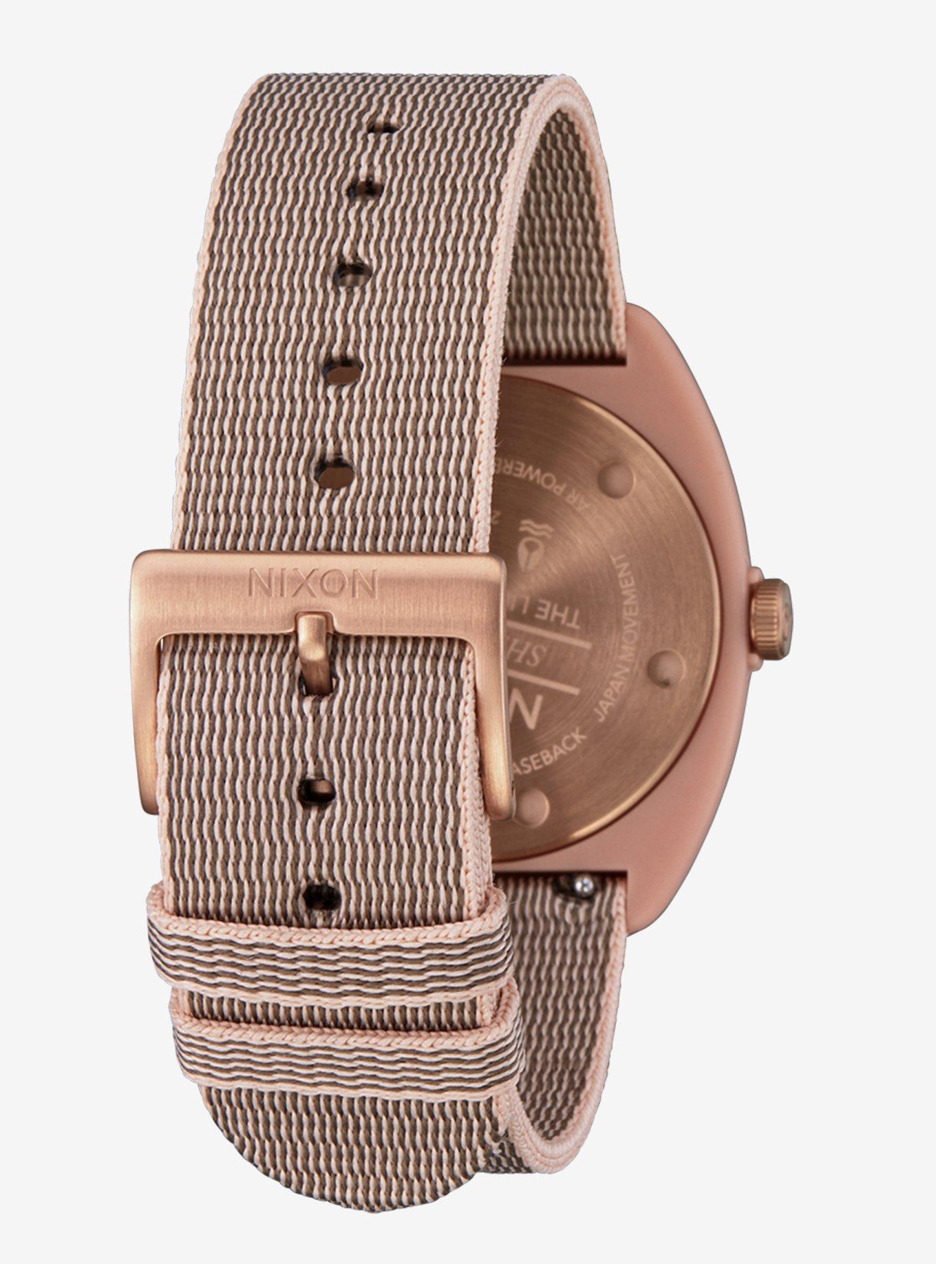 Nixon Light-Wave Light Pink Rose Gold Watch, , alternate