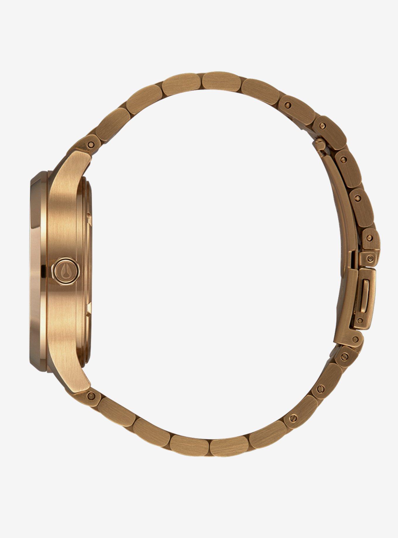Nixon Optimist All Light Gold Watch, , hi-res