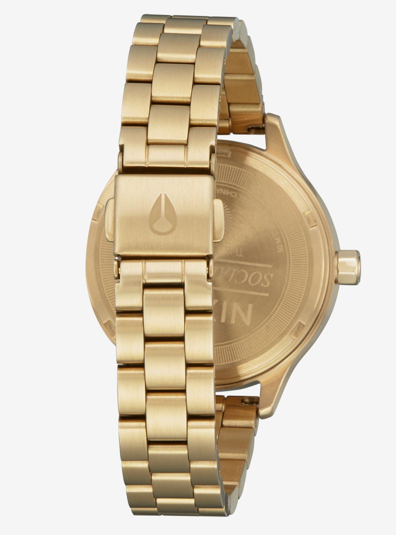 Nixon Optimist All Light Gold Watch, , alternate