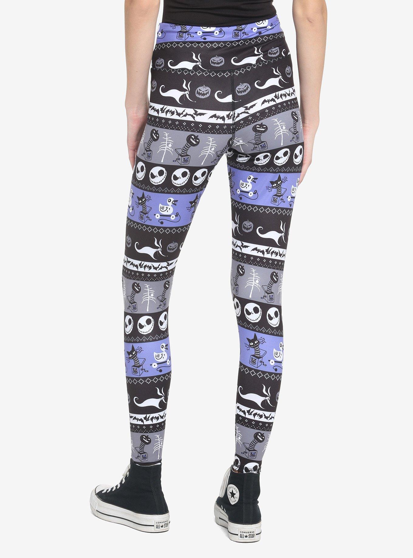 The Nightmare Before Christmas Fair Isle Leggings, MULTI, alternate