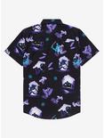 Marvel Black Panther T'Challa Scenic Woven Button-Up - BoxLunch Exclusive, BLACK, alternate