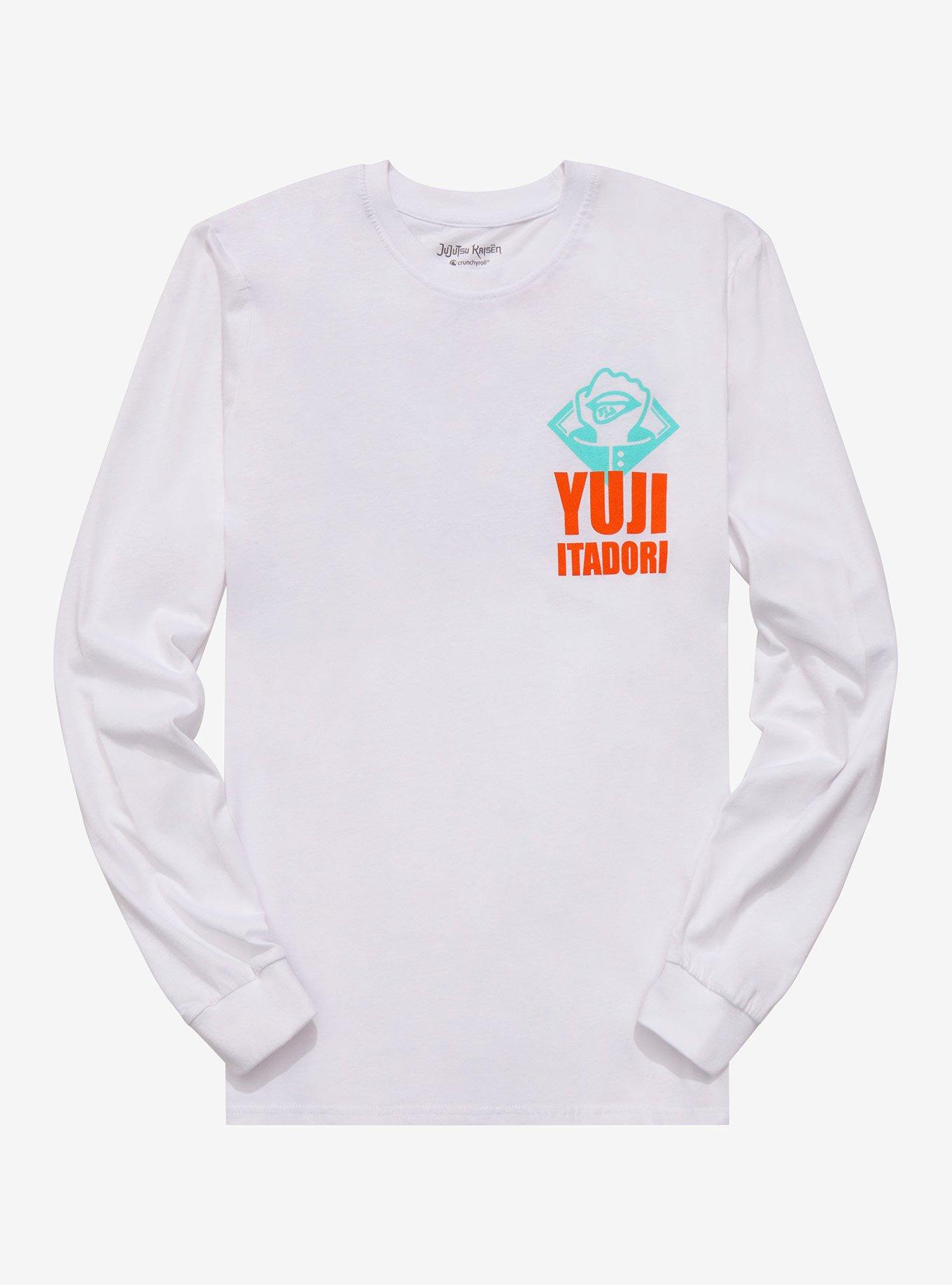 Jujutsu Kaisen Yuji Itadori Scene Print Long Sleeve T-Shirt - BoxLunch Exclusive, OFF WHITE, alternate