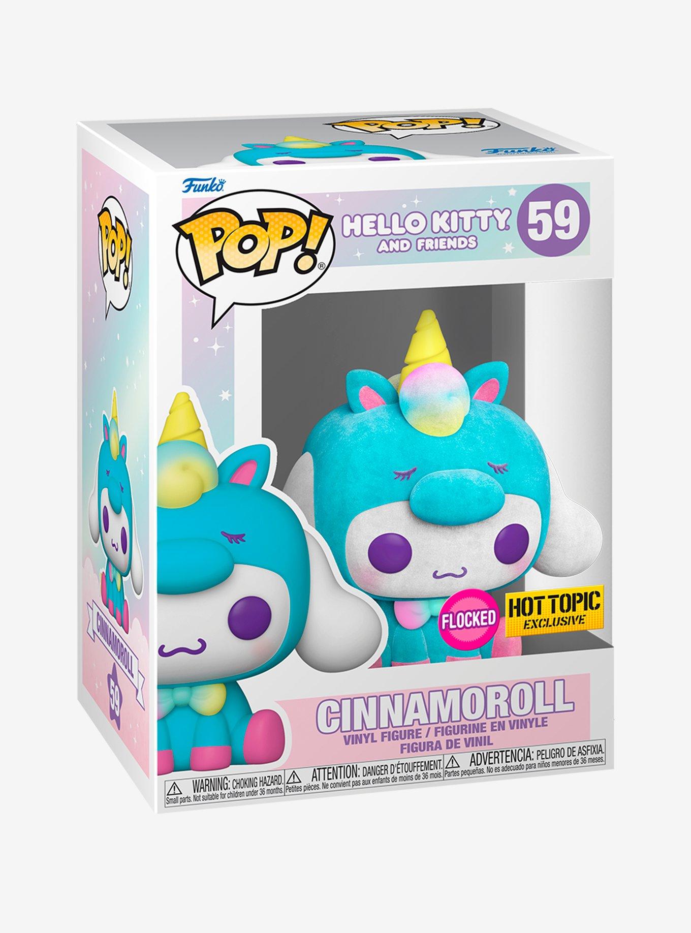 Funko Sanrio Hello Kitty And Friends Pop! Cinnamoroll (Flocked) Vinyl Figure Hot Topic Exclusive, , alternate