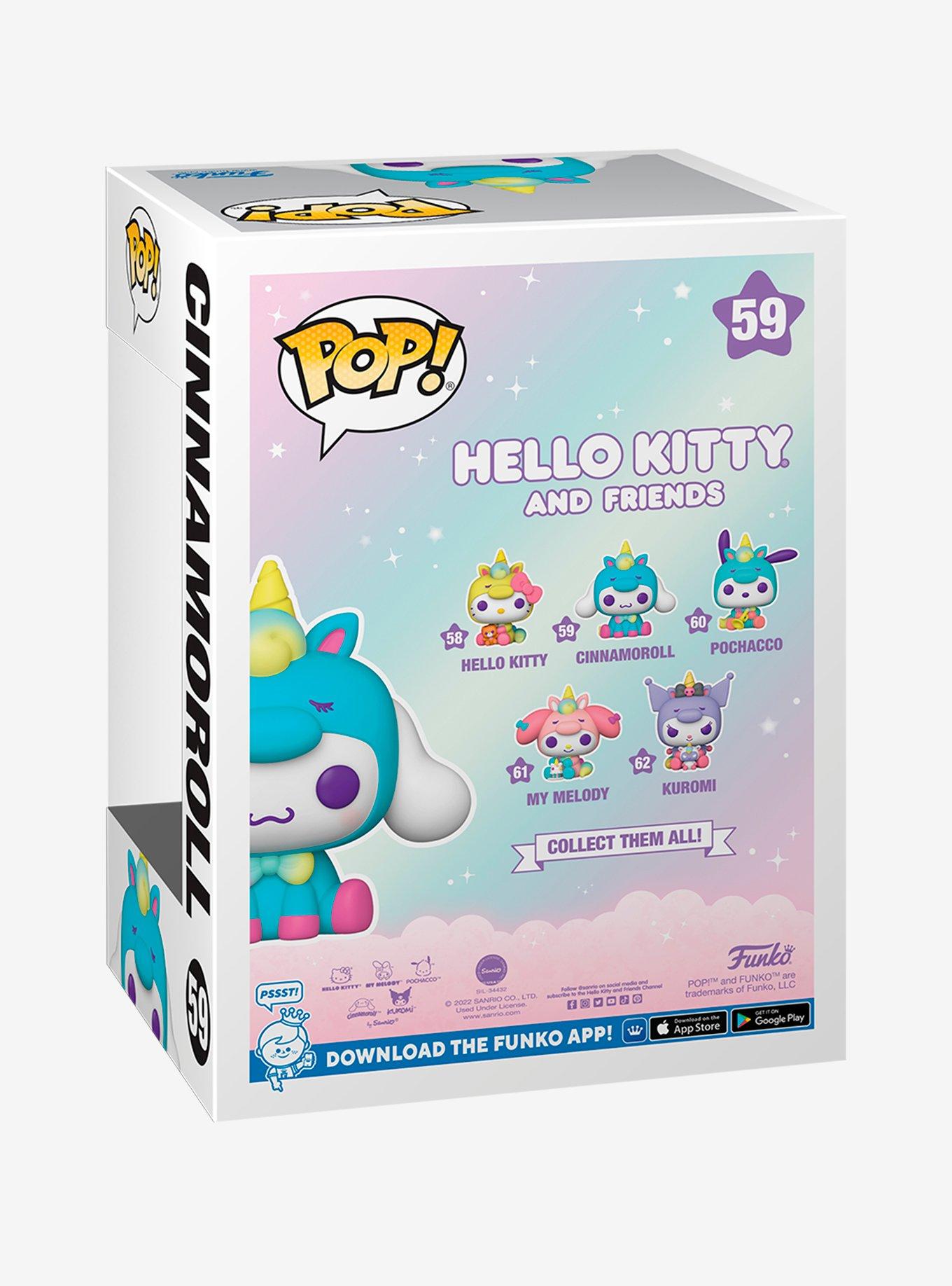 Funko Sanrio Hello Kitty And Friends Pop! Cinnamoroll (Flocked) Vinyl Figure Hot Topic Exclusive, , alternate
