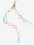 Rainbow Heart Chain Belt, MULTI, alternate