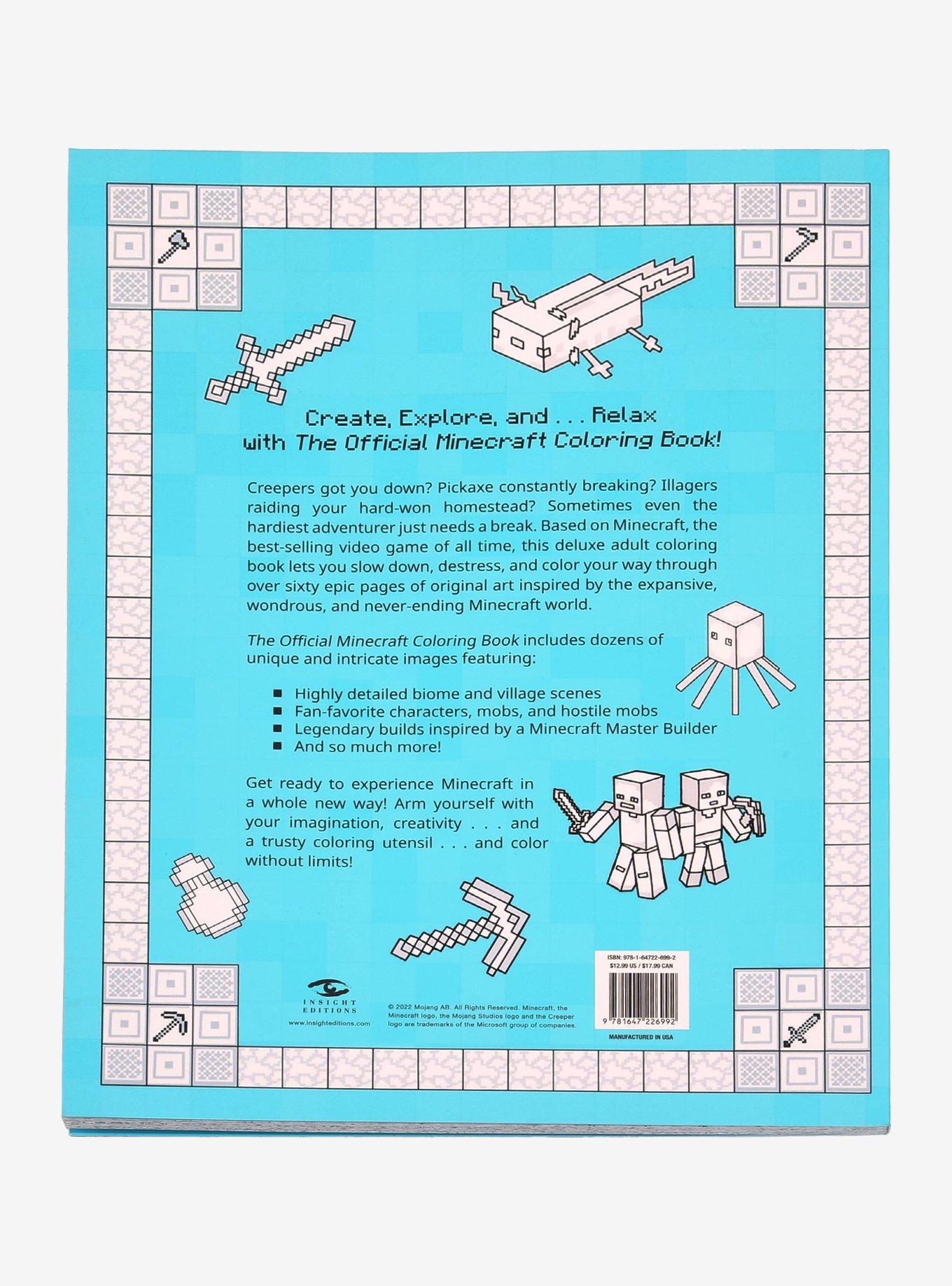 The Official Minecraft Coloring Book, , alternate