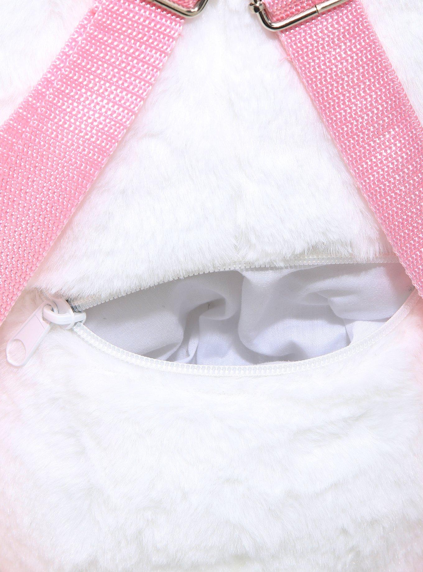 Kawaii Bunny Plush Backpack, , alternate