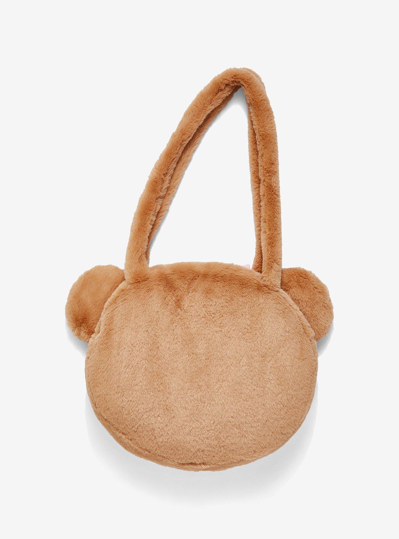 BANGGIRL Fluffy Teddy Bear Tote Bag