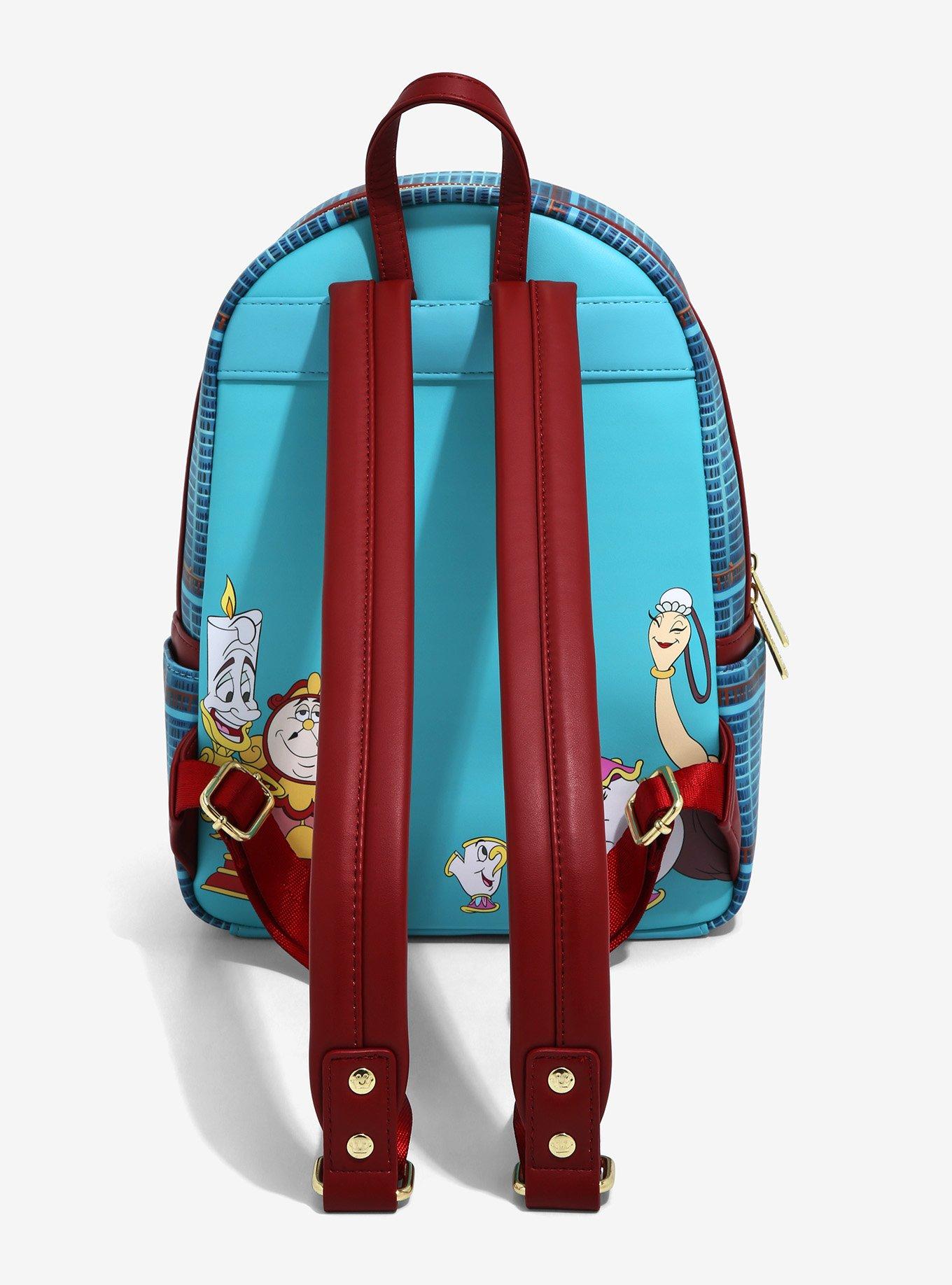 Loungefly X Disney Beauty & the Beast store Library Scene Mini Backpack