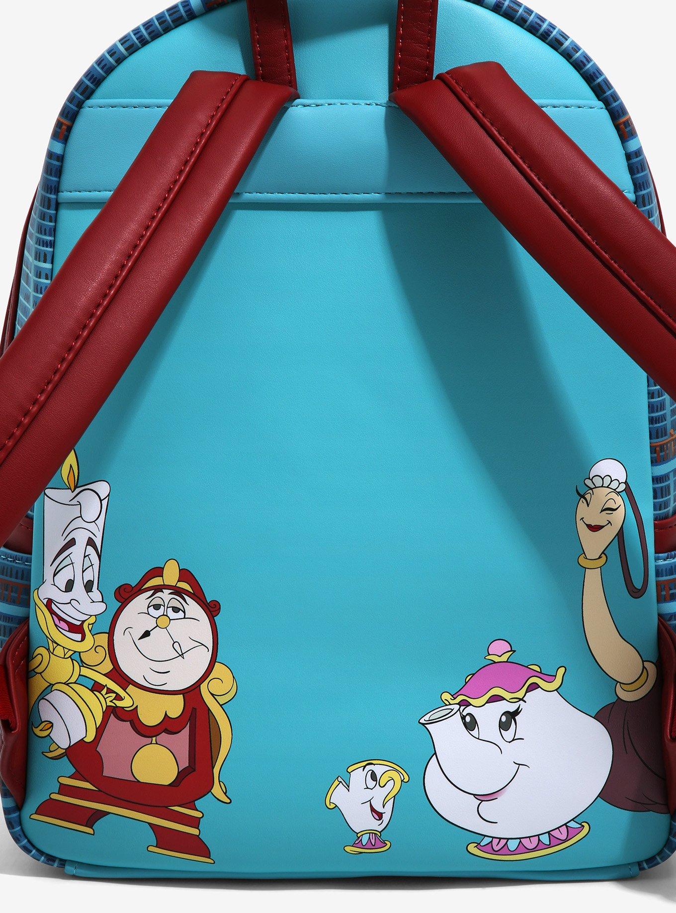 Loungefly Disney Beauty And The Beast Library Mini Backpack, , alternate