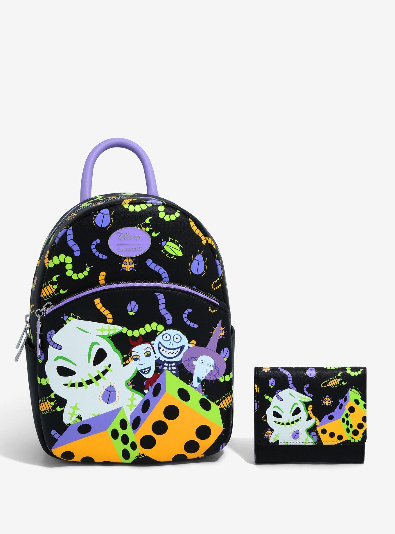 Oogie Boogie Loungefly Mini Backpack Disney Parks Nightmare Glow In The  Dark NWT
