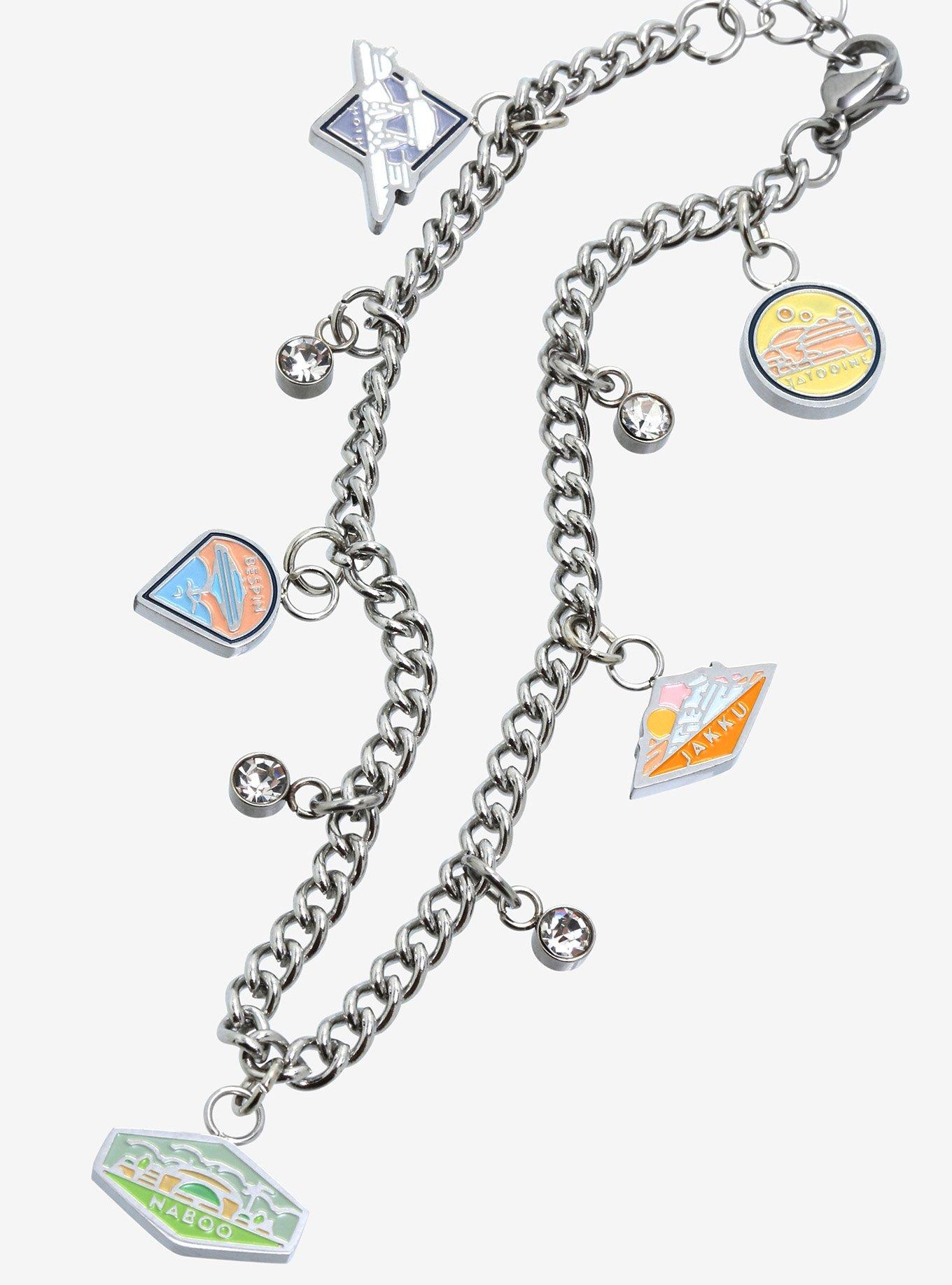 Her Universe Star Wars Planets Charm Bracelet, , hi-res