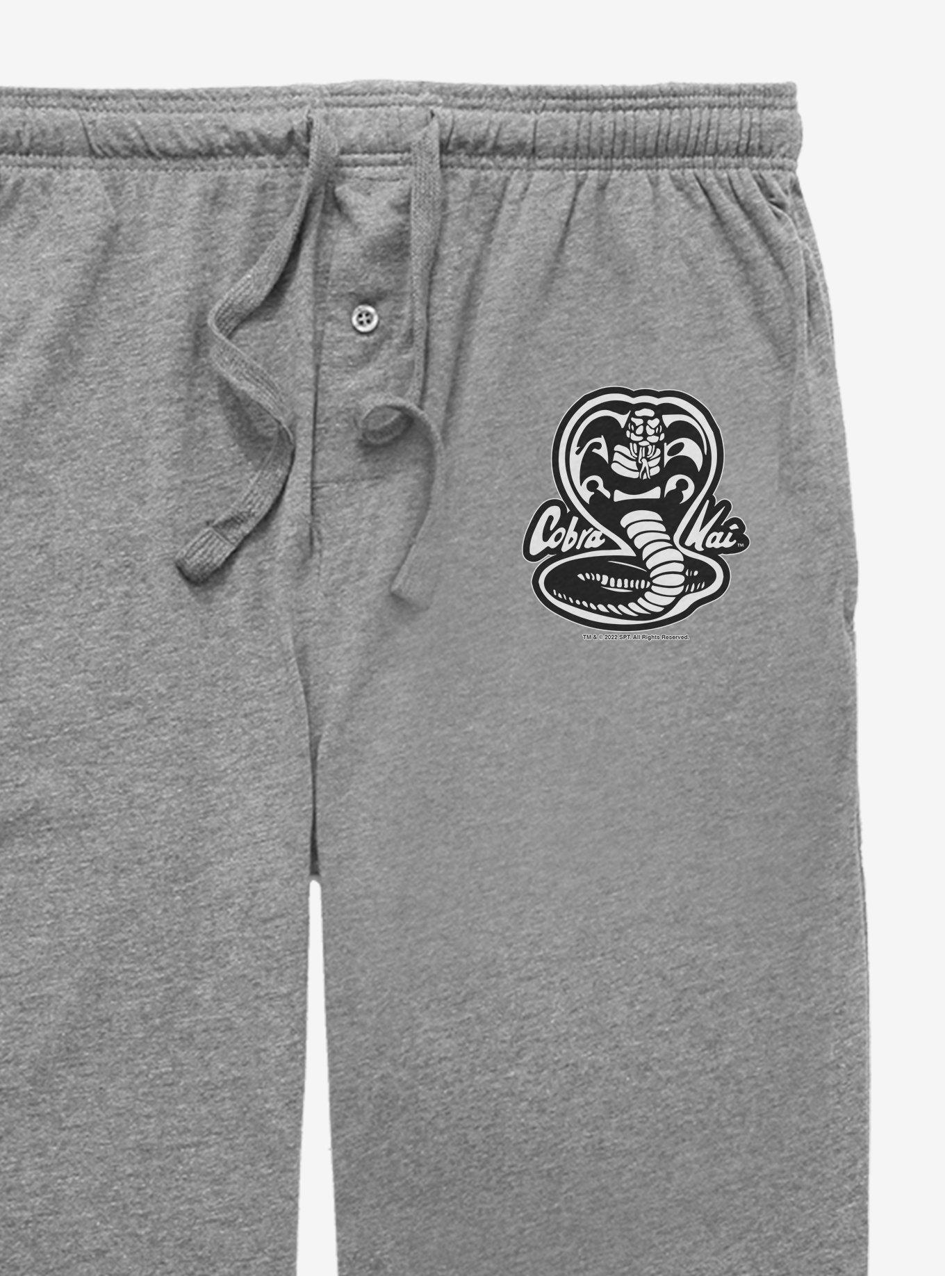 Cobra Kai Logo Pajama Pants, GRAPHITE HEATHER, alternate