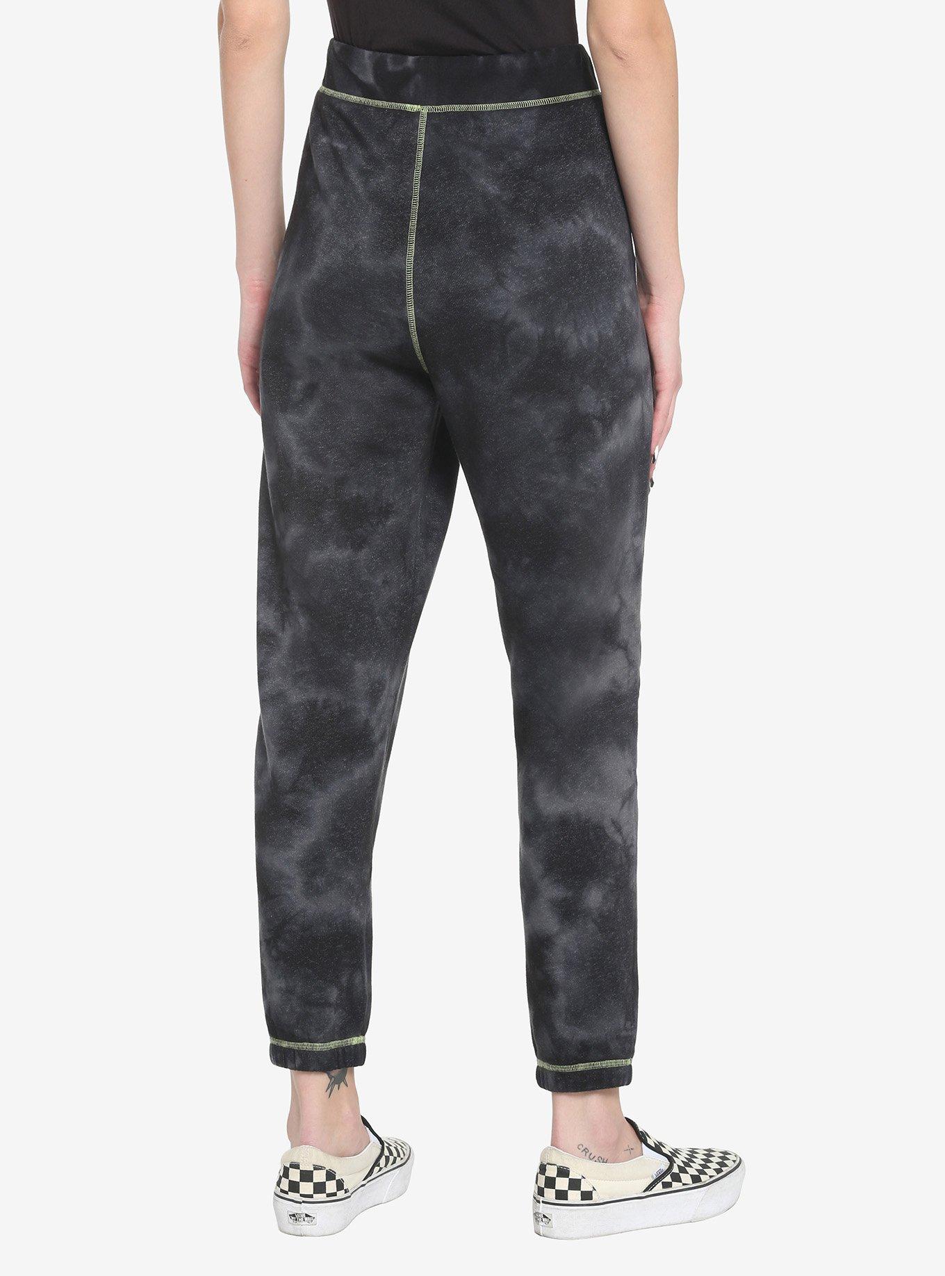 Invader Zim Doom Destroy Dark Wash Girls Sweatpants, BLACK, alternate