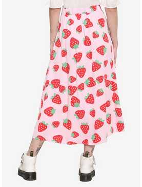 Pink Strawberry Maxi Skirt, , hi-res