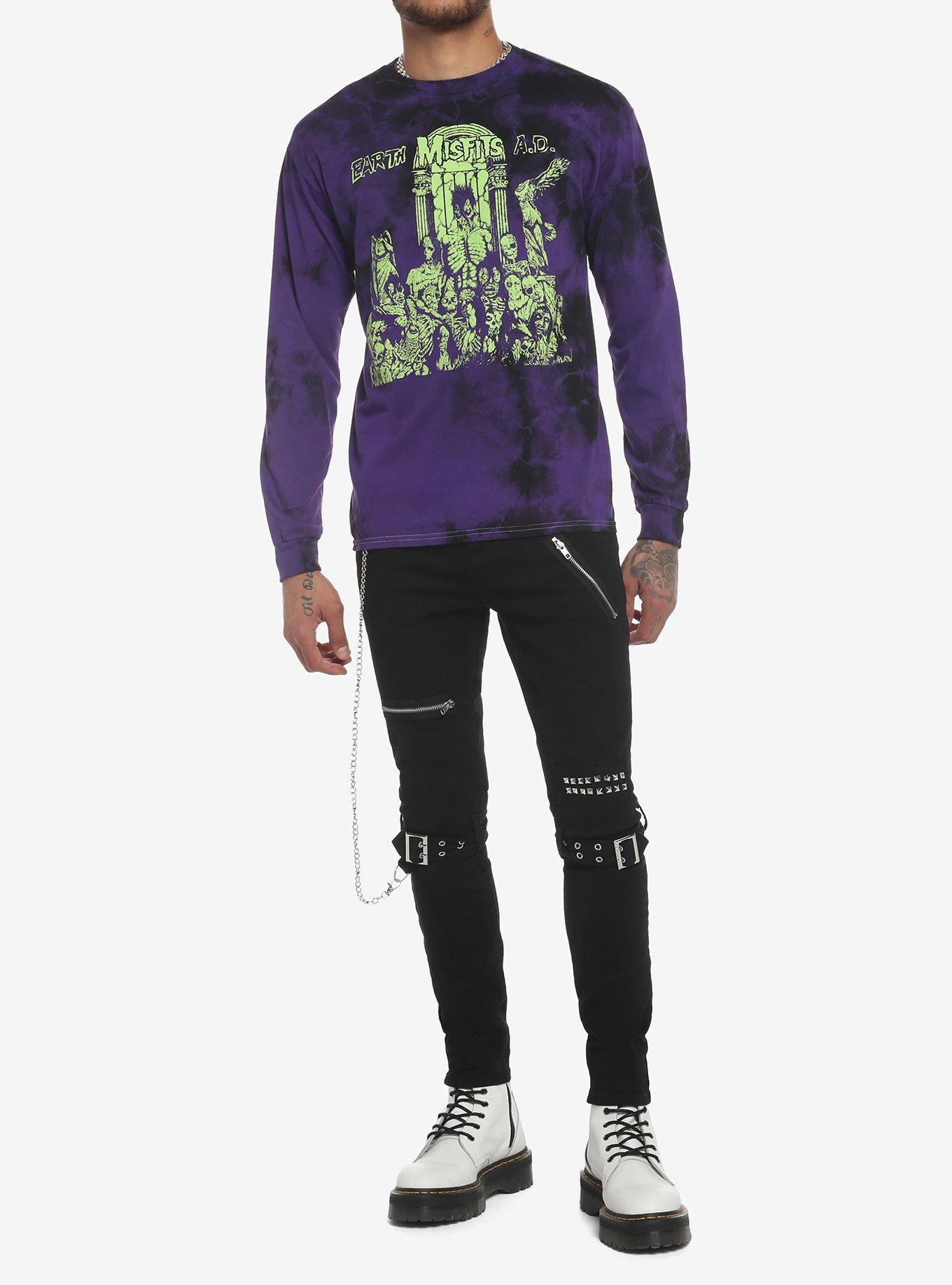 Misfits Earth A.D. Tie-Dye Long-Sleeve T-Shirt, MULTI, alternate