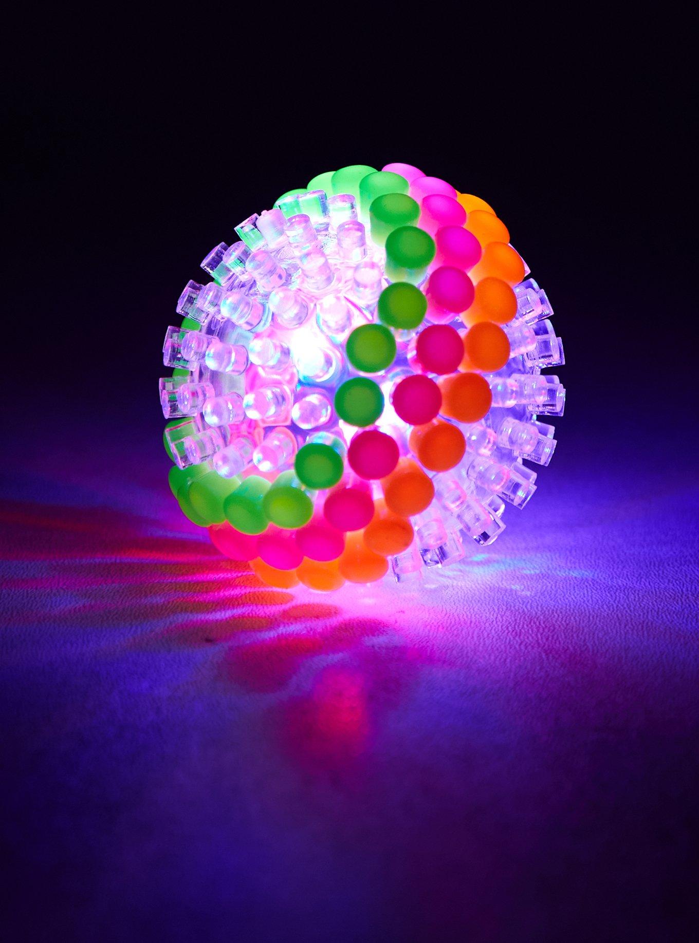 Brite Ball Neon Glow Light-Up Bouncy Ball, , alternate