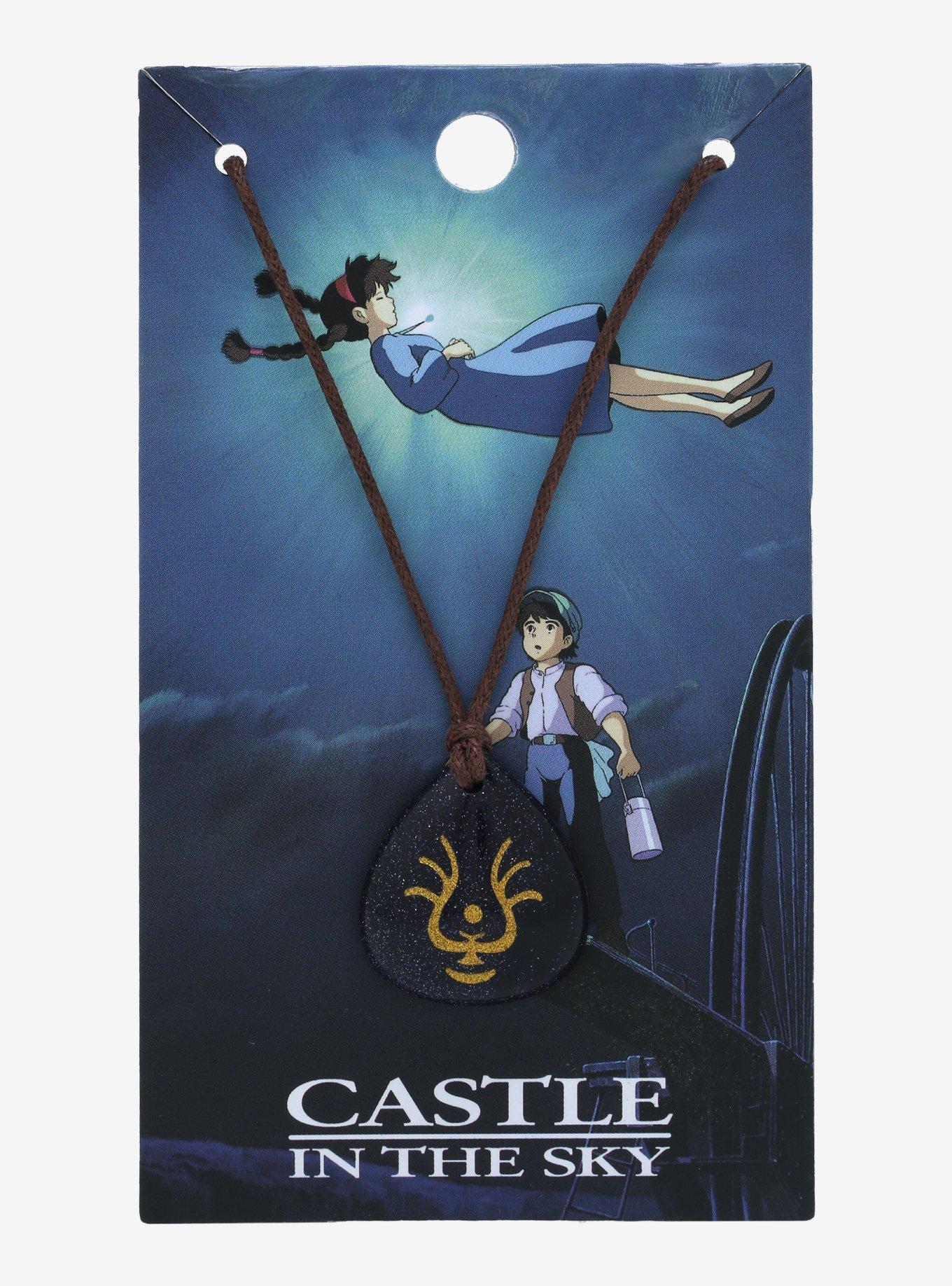 Studio Ghibli Castle in the Sky Crystal Replica Necklace - BoxLunch Exclusive, , alternate