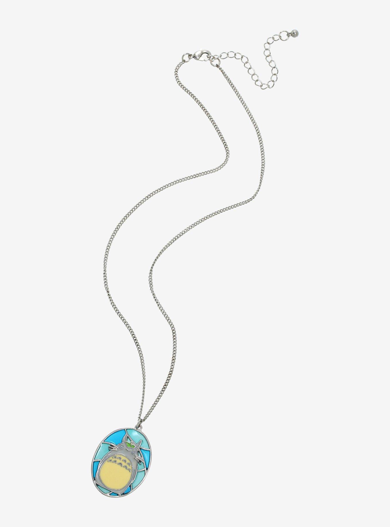 Studio Ghibli My Neighbor Totoro Totoro Stained Glass Necklace - BoxLunch Exclusive , , hi-res