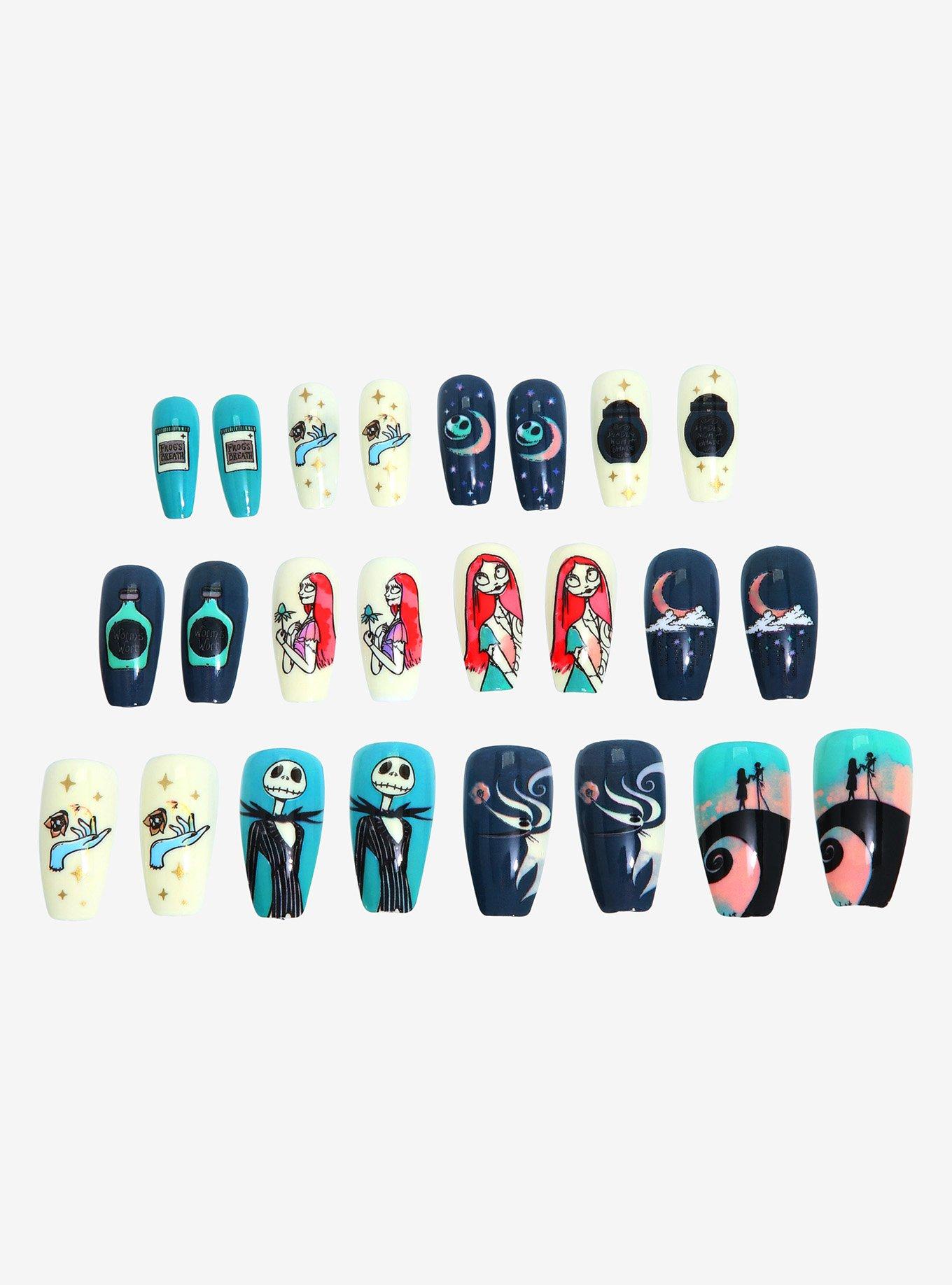 Disney The Nightmare Before Christmas Mystic Sally Press on Nails - BoxLunch Exclusive, , alternate