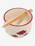 Naruto Shippuden Akatsuki Clouds Ramen Bowl With Chopsticks, , alternate