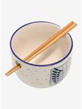 Attack On Titan Speckled Ramen Bowl With Chopsticks, , alternate