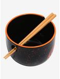 Naruto Shippuden Speckled Ramen Bowl With Chopsticks, , alternate