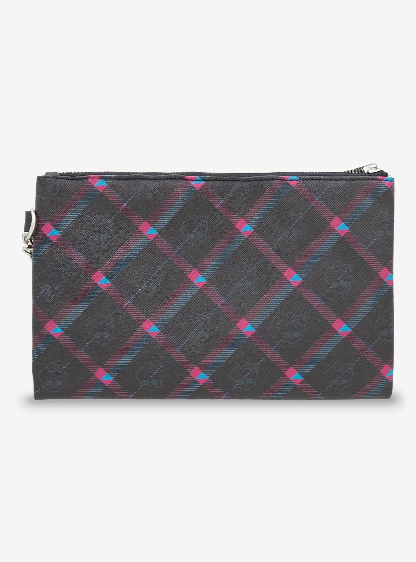 Monster High Alumni Plaid Makeup Bag, , alternate