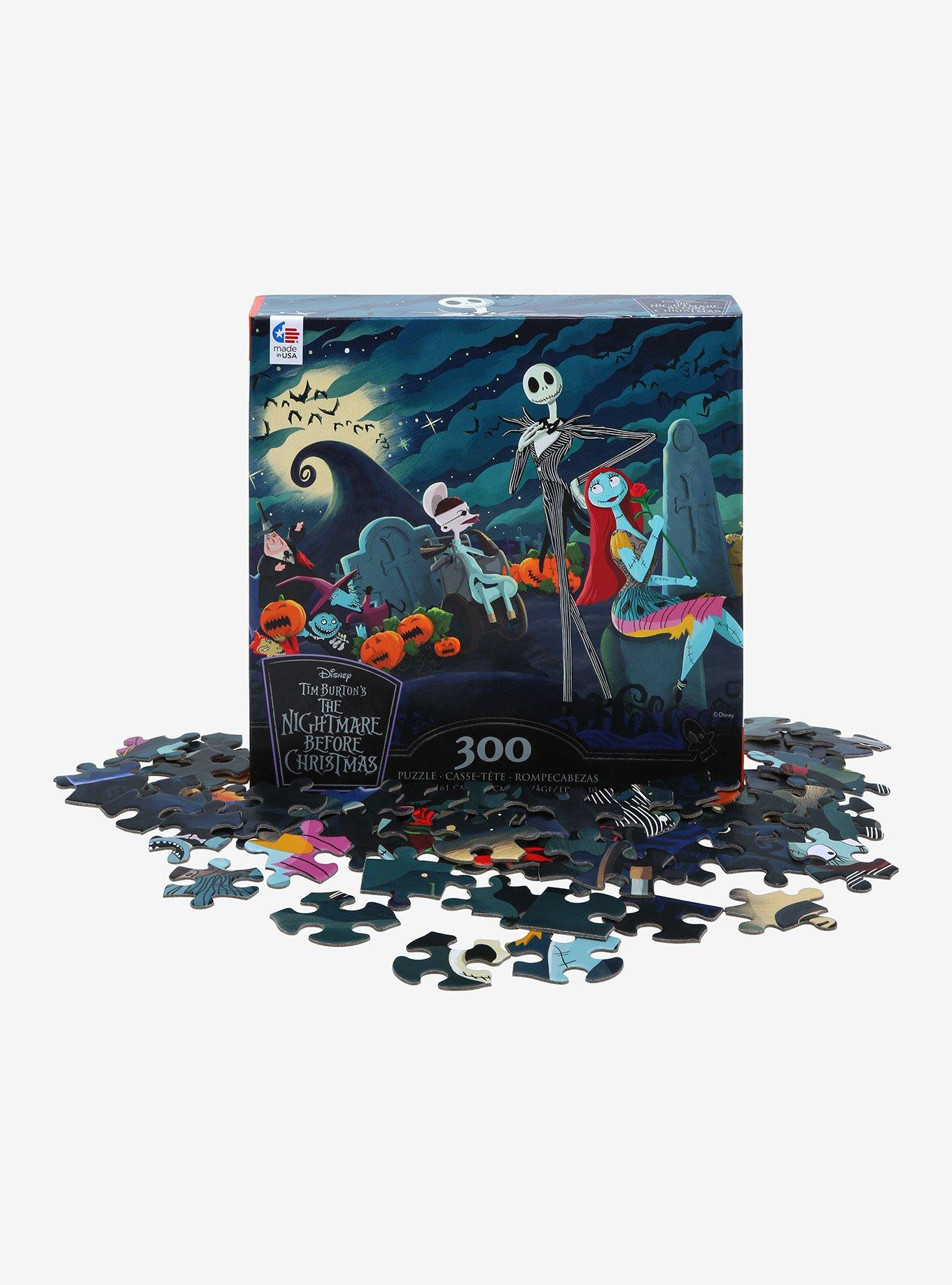 The Nightmare Before Christmas Graveyard Party Puzzle, , alternate