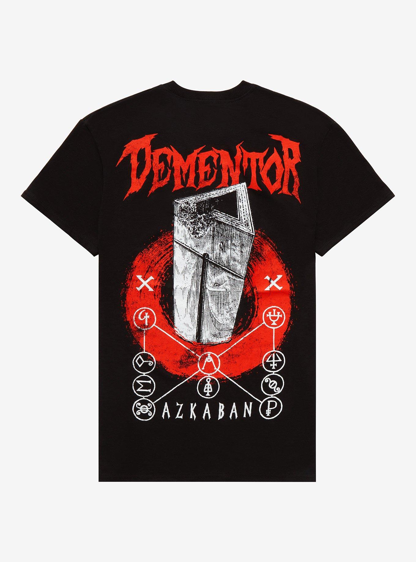 Harry Potter Dementor Metal Font T-Shirt, BLACK, alternate