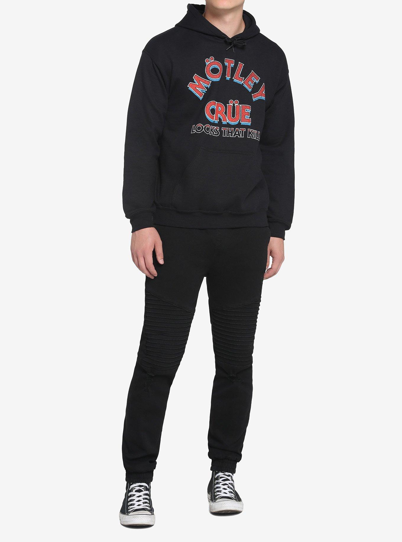 Motley Crue Looks That Kill Hoodie, BLACK, alternate
