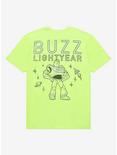 Disney Pixar Toy Story Buzz Lightyear Infinity and Beyond Tonal Women's T-Shirt - BoxLunch Exclusive, LIGHT GREEN, alternate