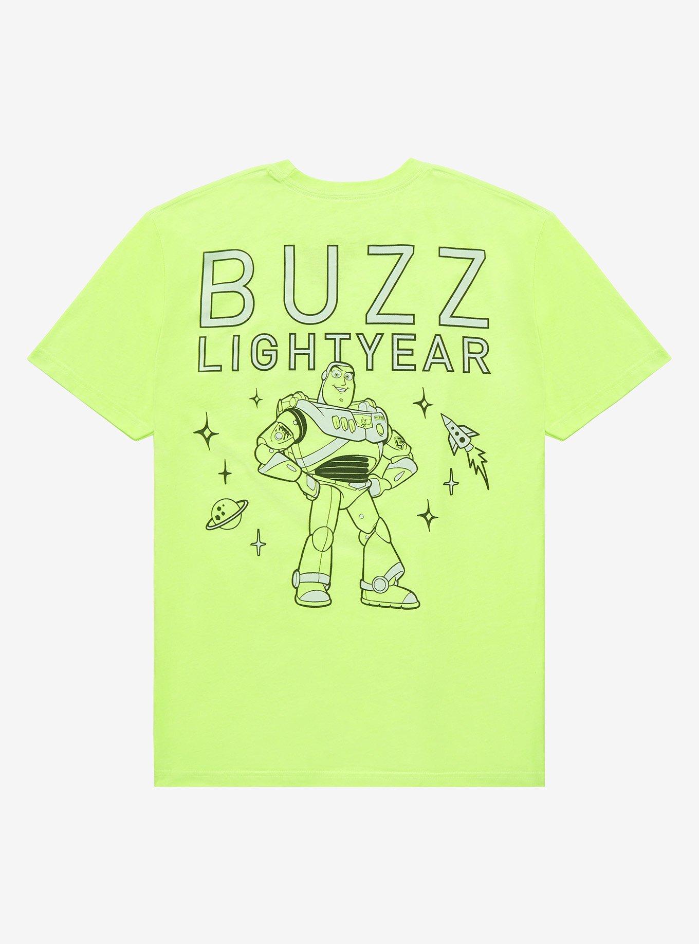 Disney Pixar Toy Story Buzz Lightyear Infinity and Beyond Tonal Women's T-Shirt - BoxLunch Exclusive, LIGHT GREEN, alternate