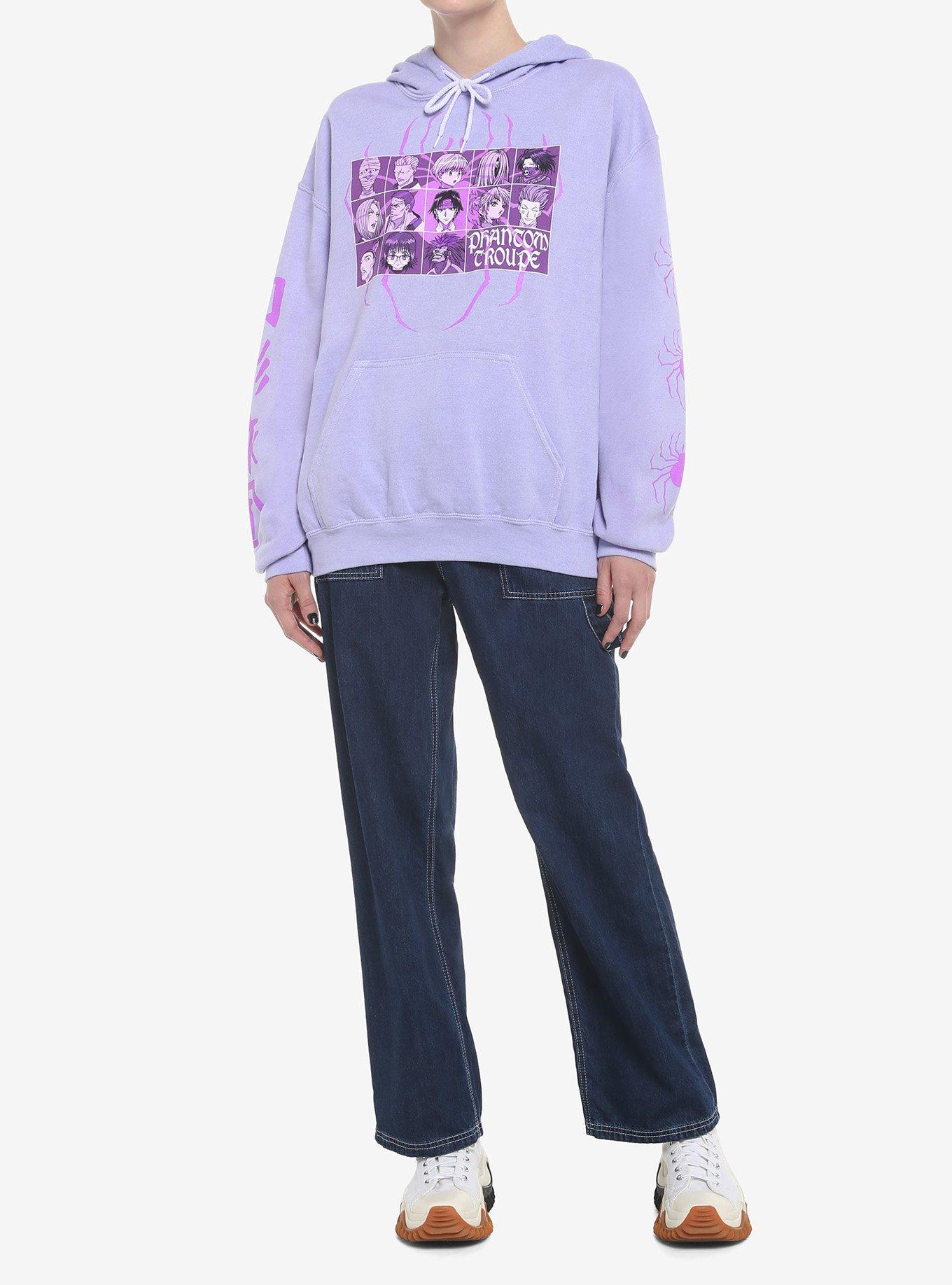 Hunter X Hunter Phantom Troupe Lavender Girls Hoodie, MULTI, alternate