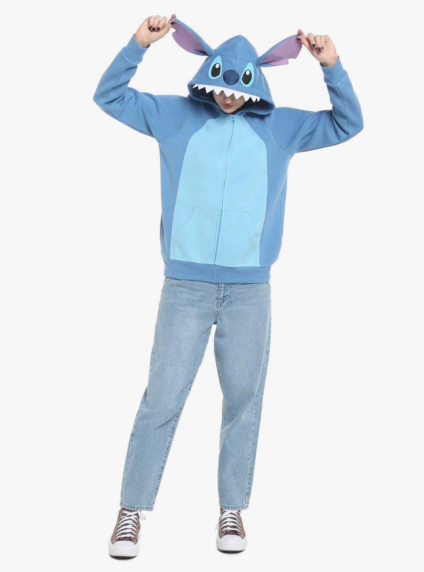 Disney Lilo & Stich Ears Hoodie, BLUE, alternate