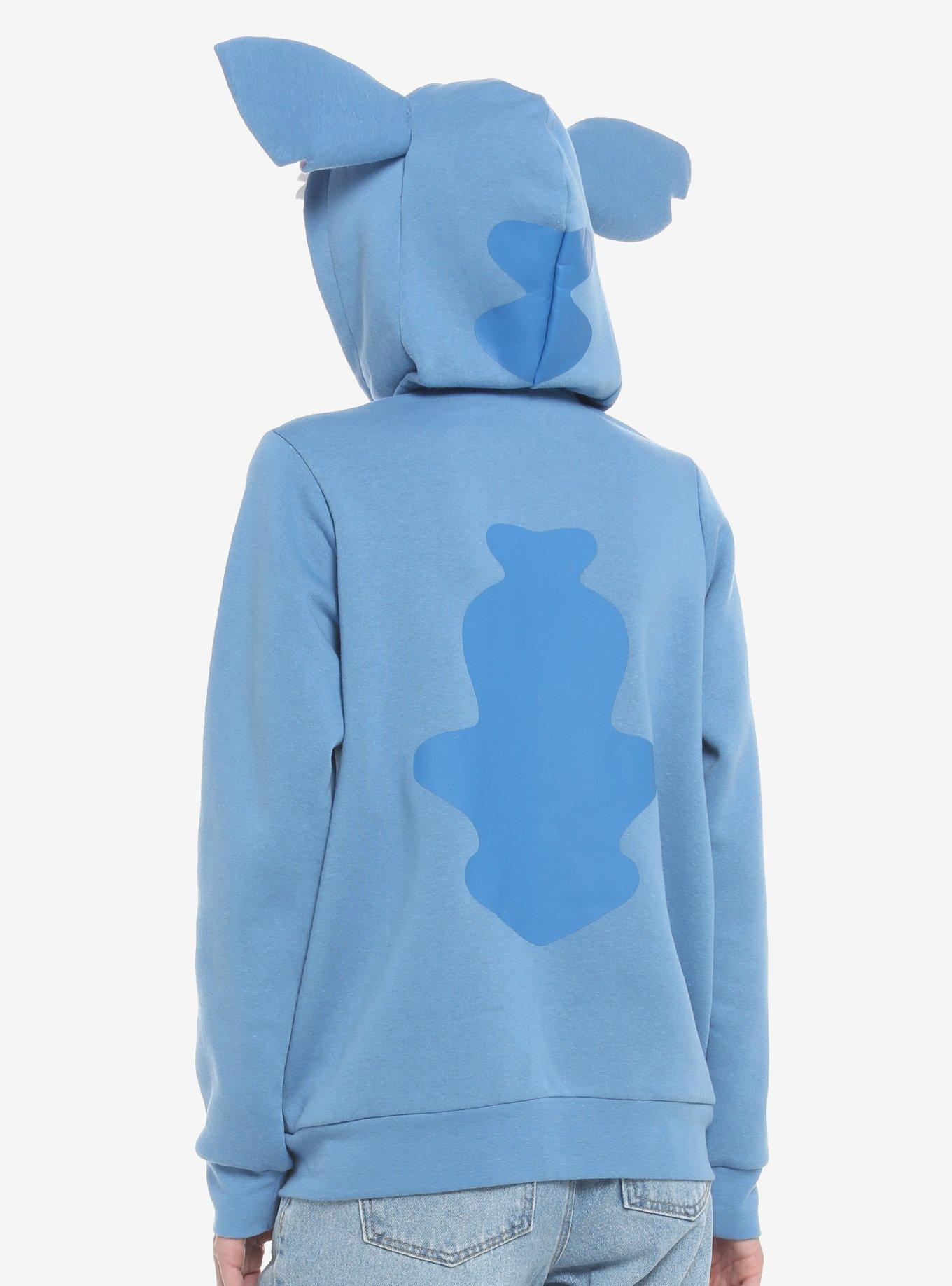 Disney Lilo & Stich Ears Hoodie, BLUE, alternate