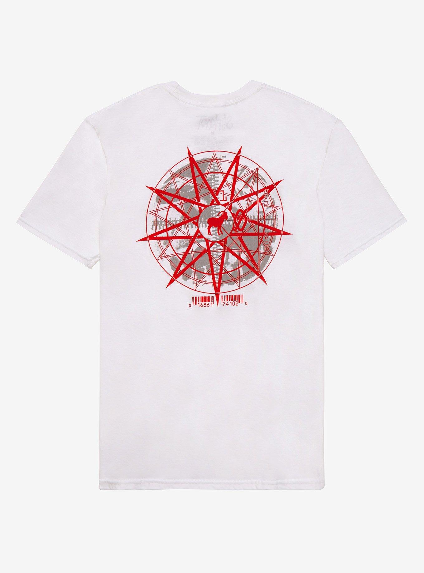 Slipknot Nonagram T-Shirt, BRIGHT WHITE, alternate