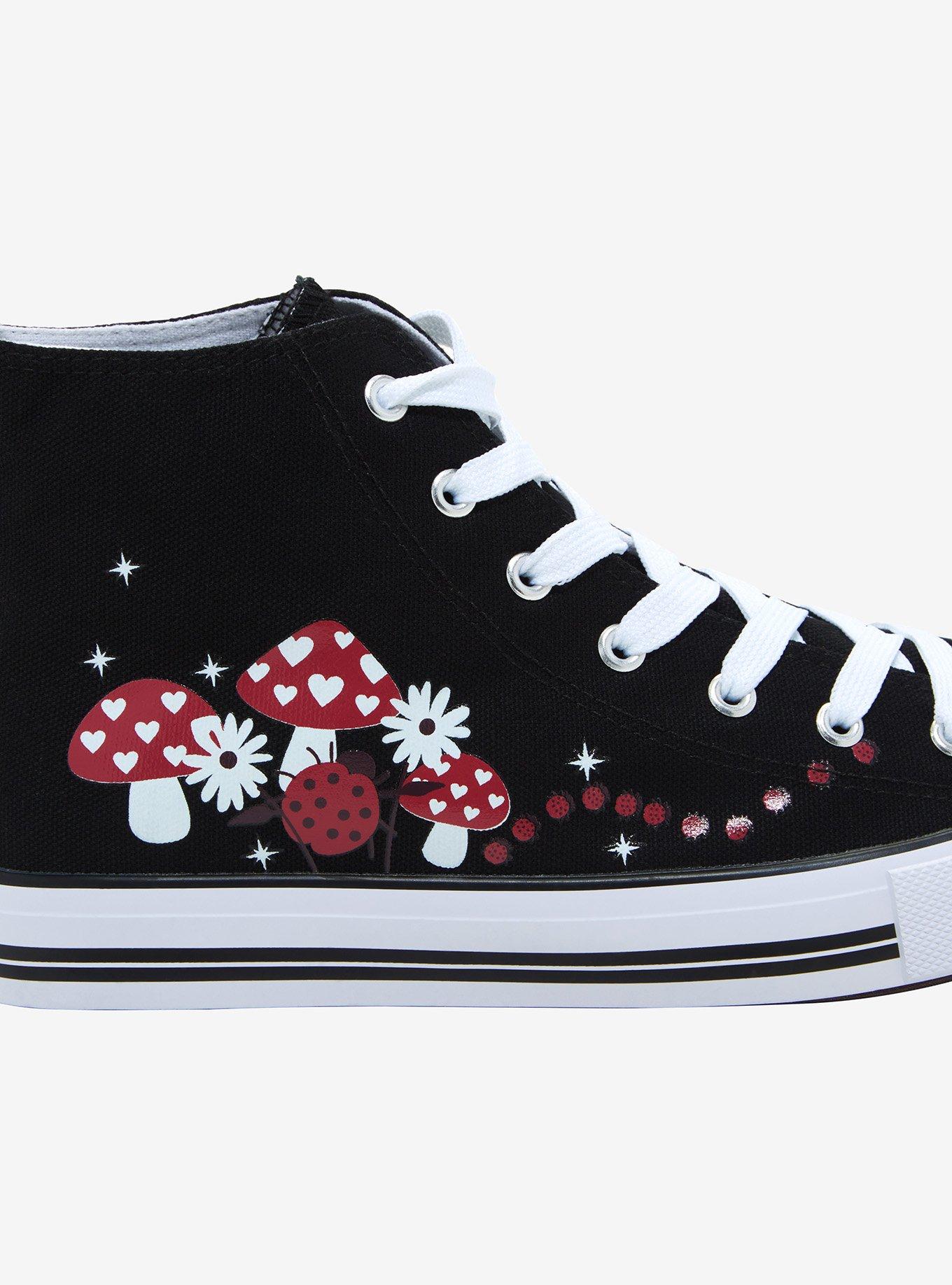 Mushroom Lady Bug Hi-Top Sneakers, MULTI, alternate