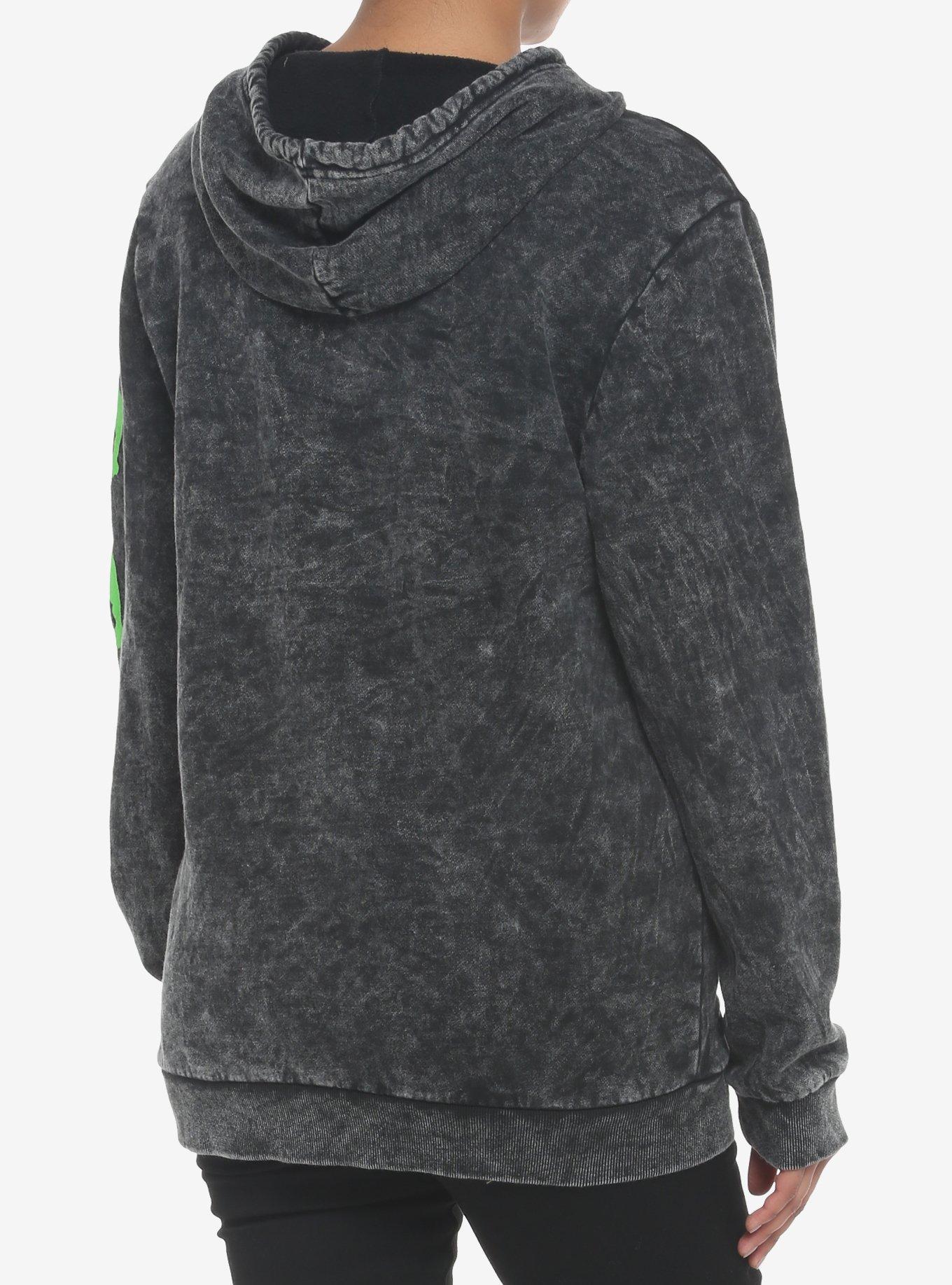 Punk Rock Show Poster Girls Hoodie, BLACK, alternate