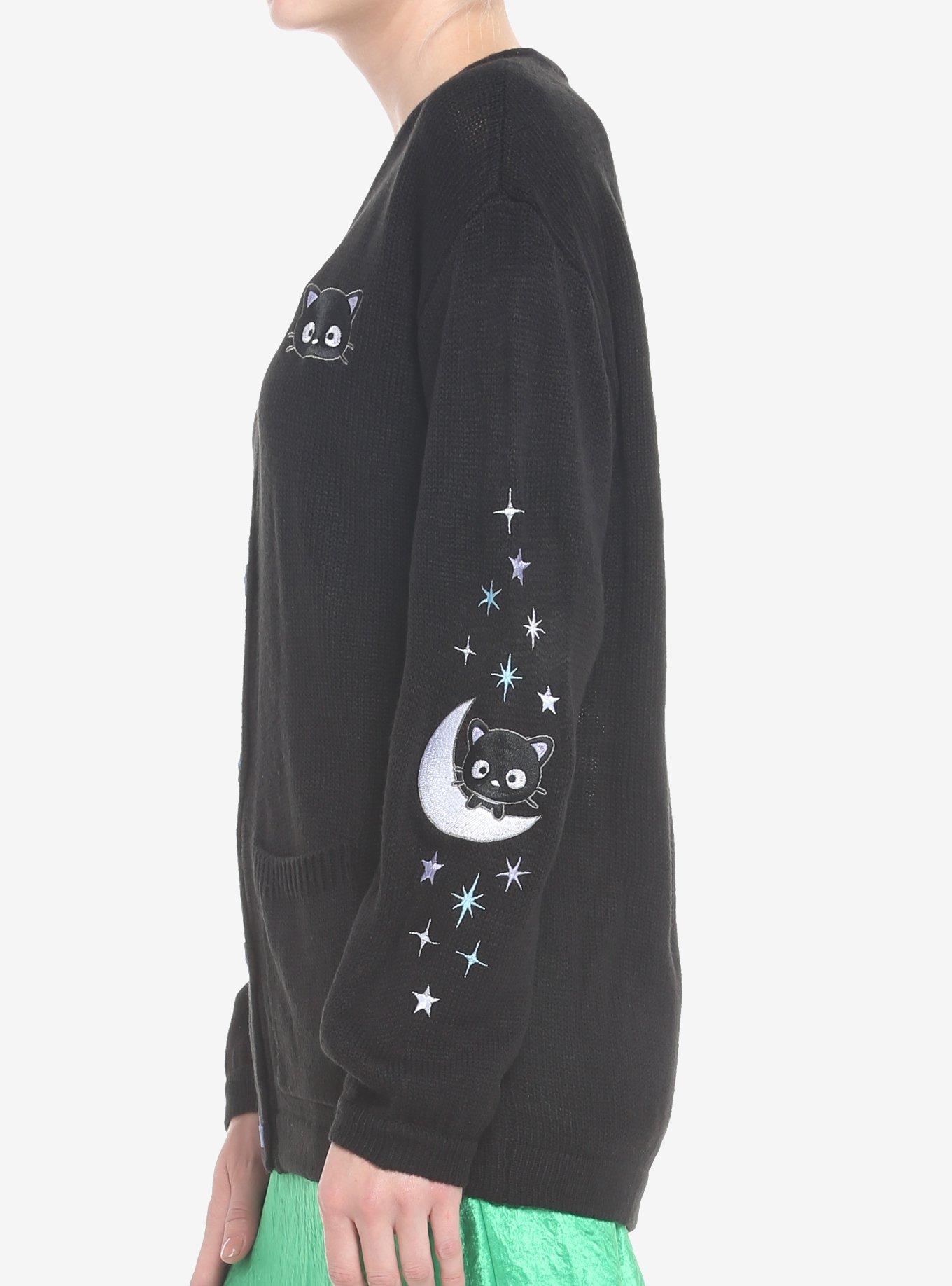 Chococat Embroidered Girls Cardigan, MULTI, alternate