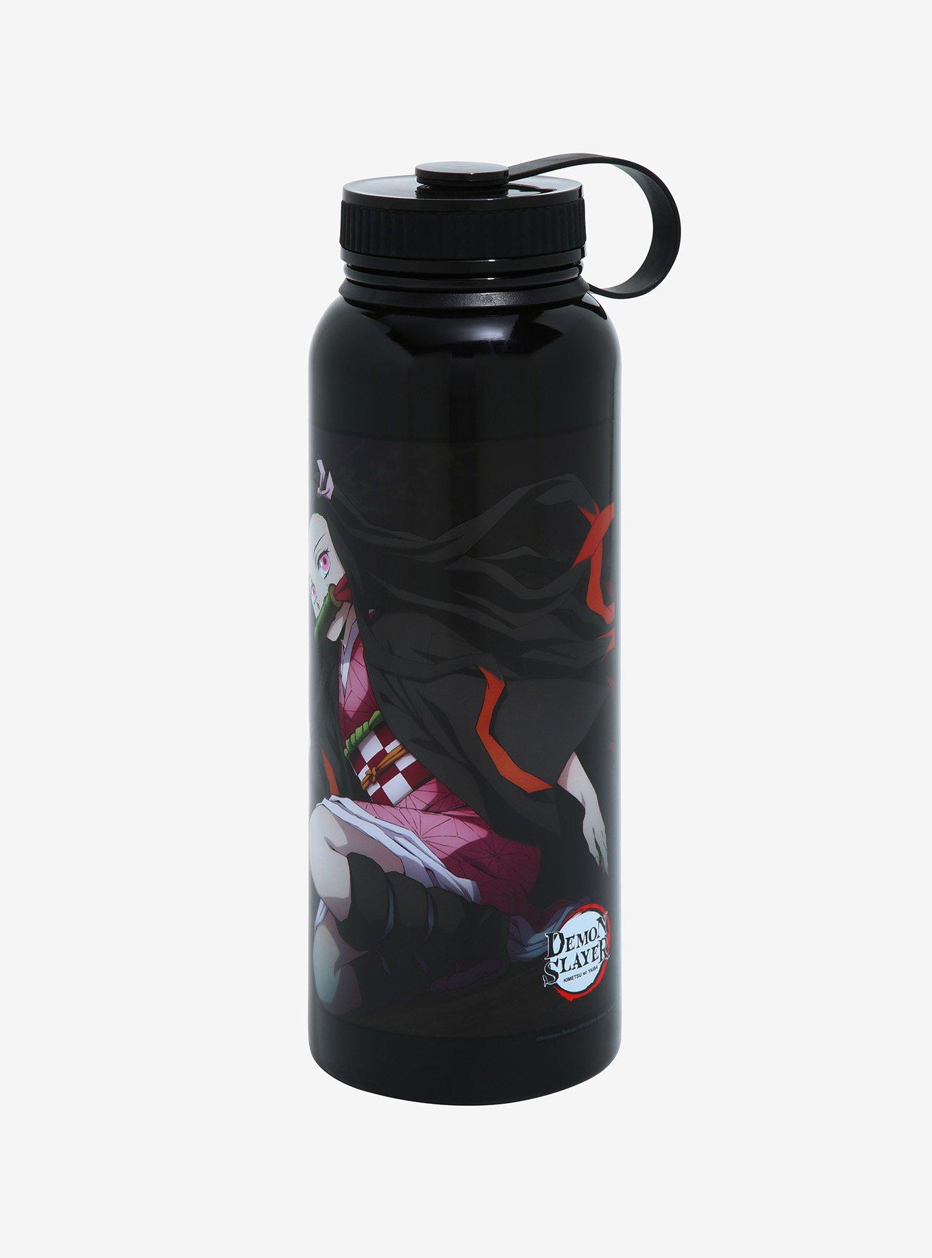 Demon Slayer: Kimetsu No Yaiba Siblings Stainless Steel Water Bottle, , alternate