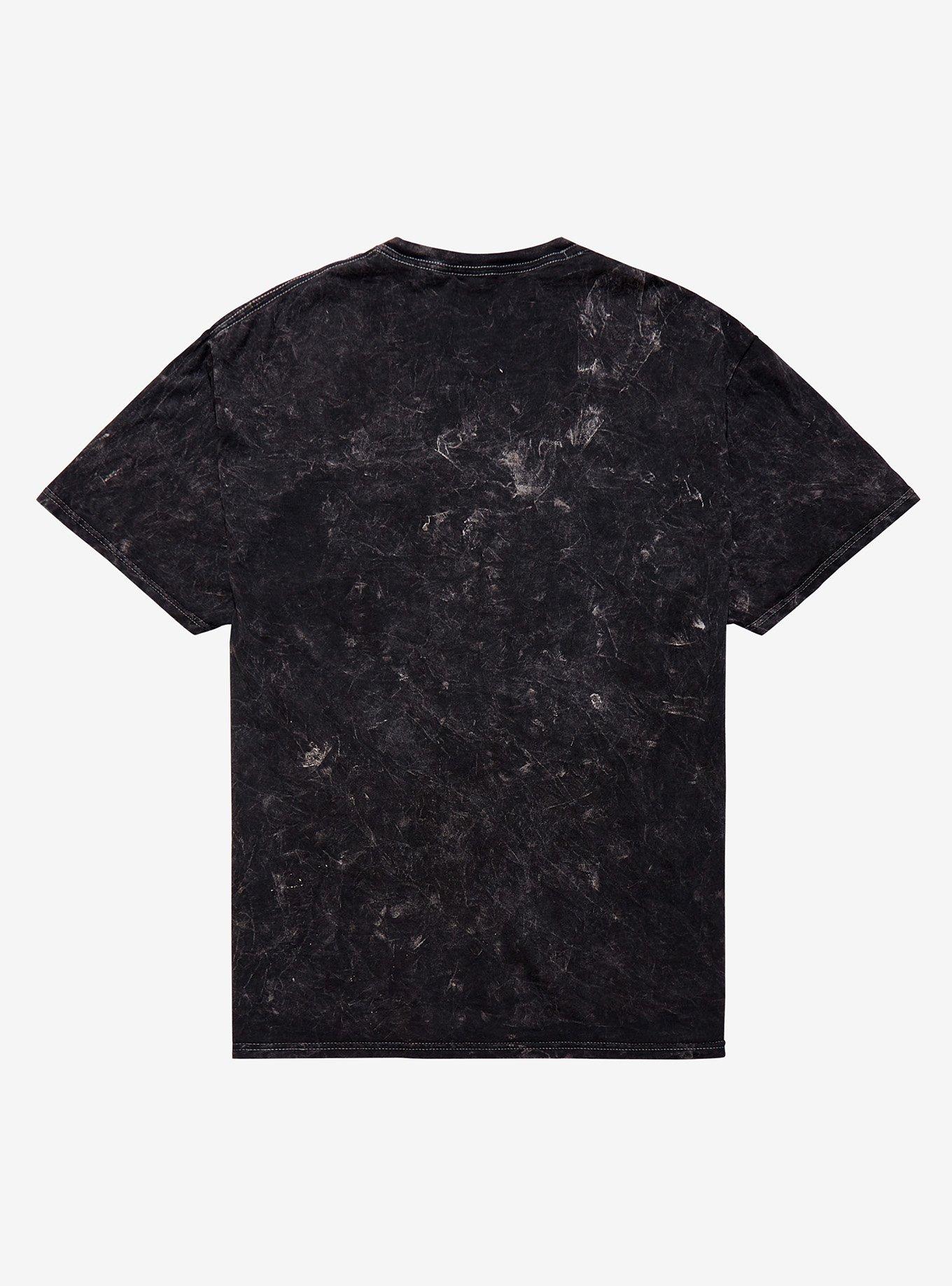 Hocus Pocus Binx Tombstone Dark Wash Boyfriend Fit Girls T-Shirt, MULTI, alternate