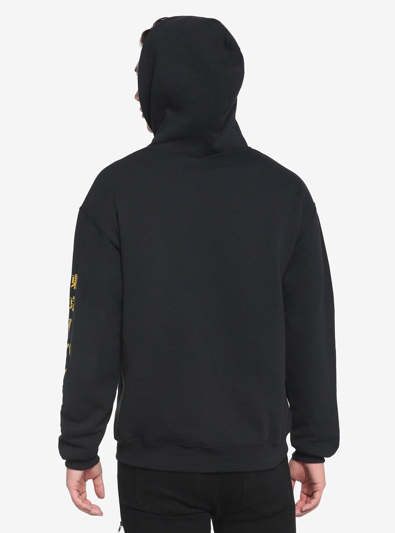 Tokyo Revengers Toman Trio Hoodie, BLACK, alternate