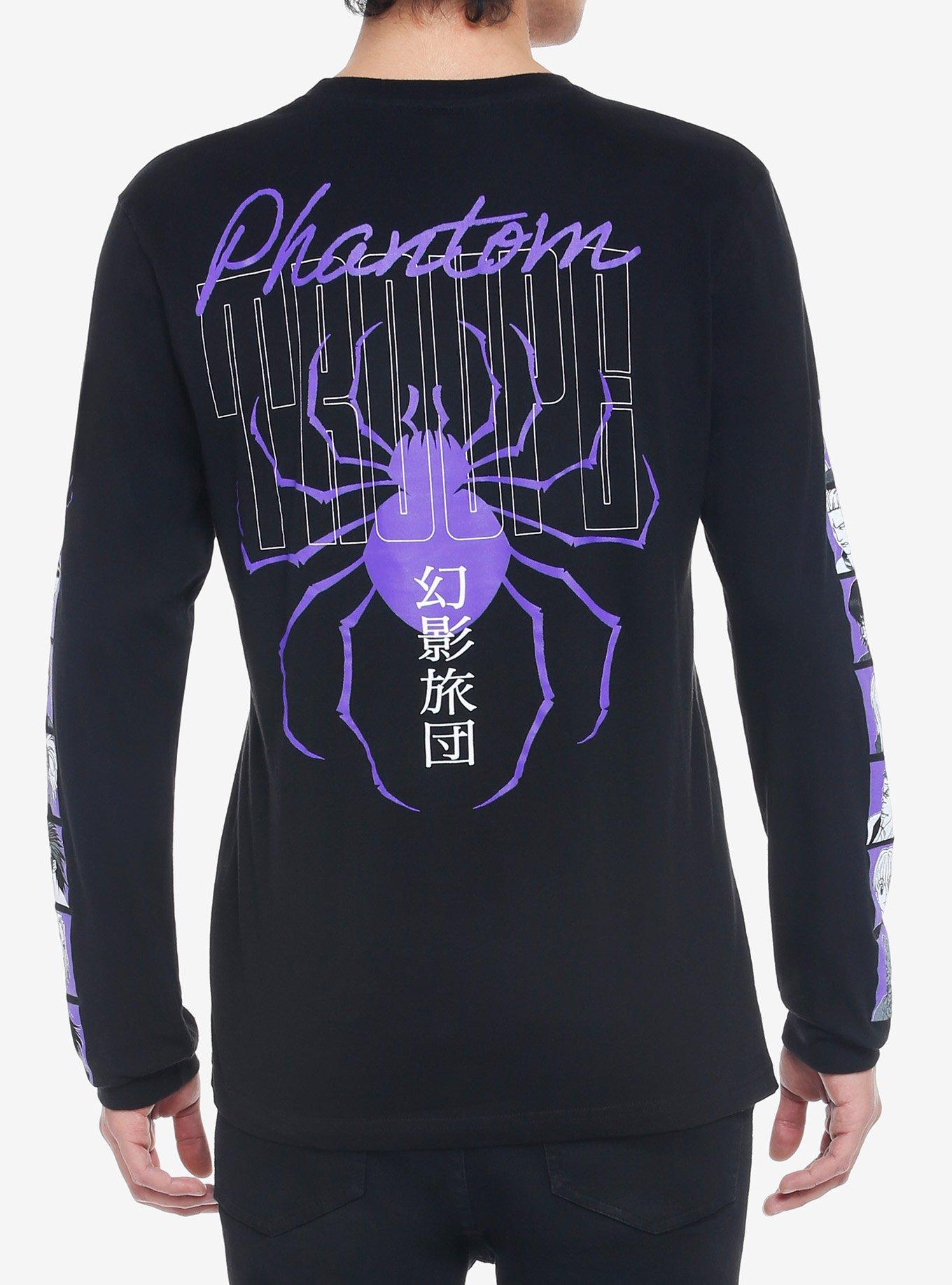 Hunter X Hunter Phantom Troupe Long-Sleeve T-Shirt, BLACK, alternate